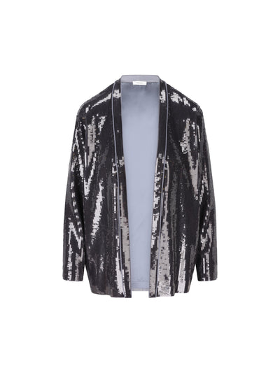 Giacca con paillette squadrate 13H795 788657001 SALVATORE FERRAGAMO 