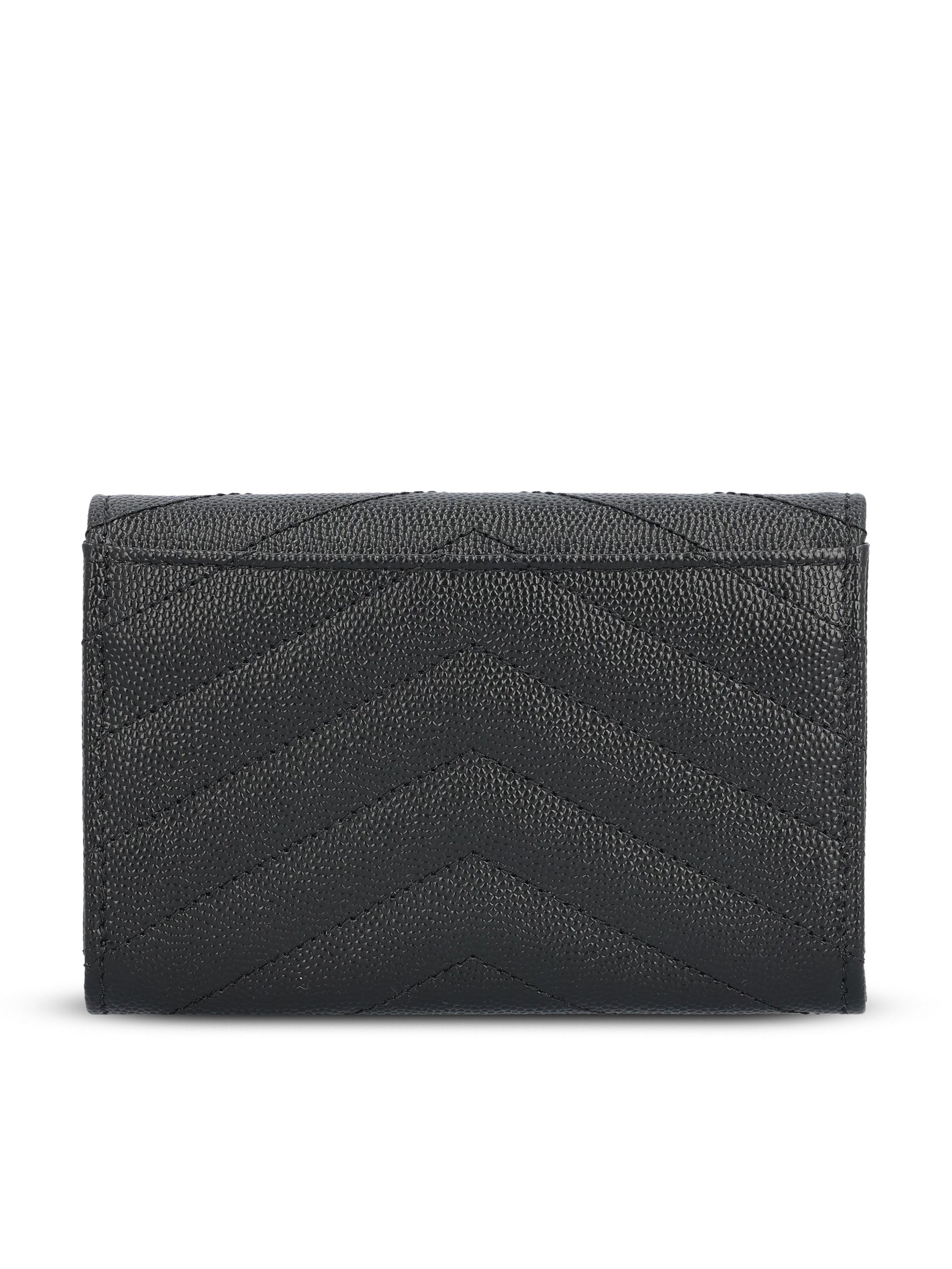Portafoglio realizzato in pelle. 414404 BOW011000 SAINT LAURENT 
