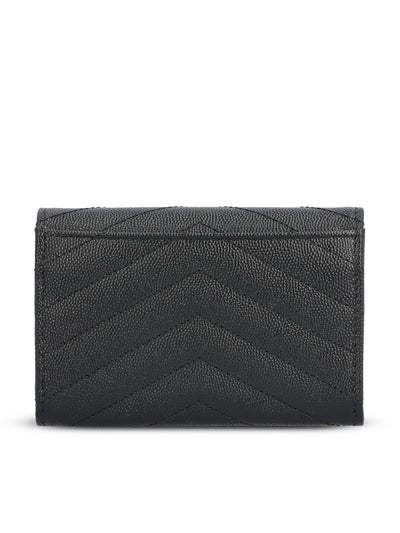 Portafoglio realizzato in pelle. 414404 BOW011000 SAINT LAURENT 