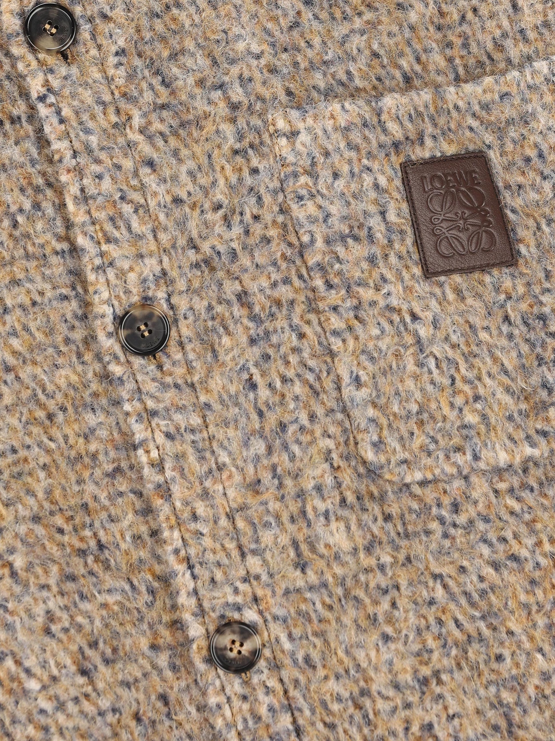 Overshirt realizzata in lana e poliammide. H526Y02X55 6853 LOEWE 