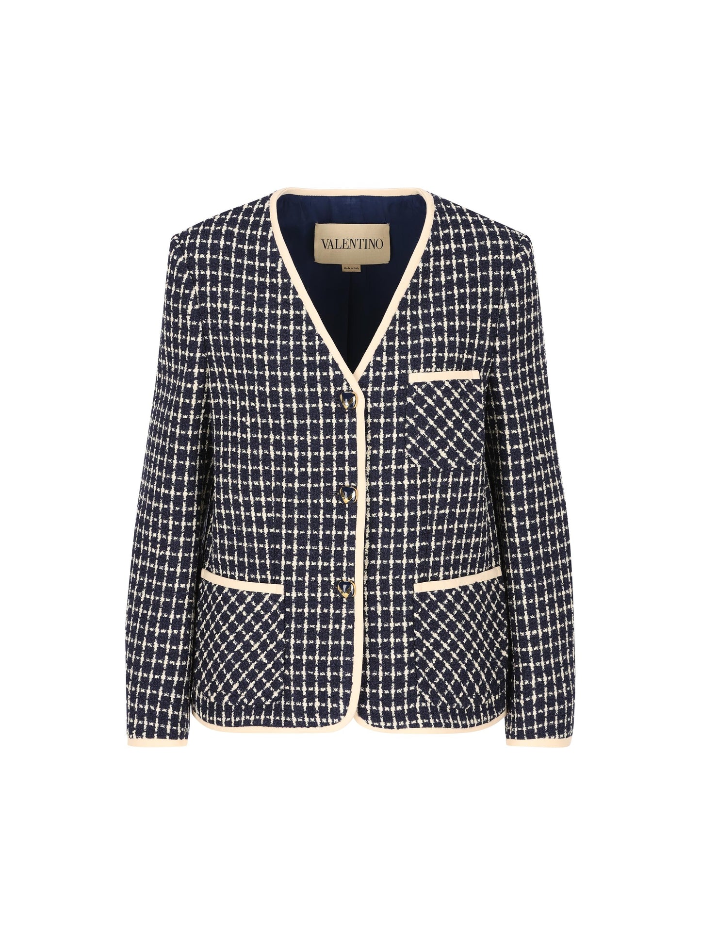 Giacca realizzata in bouclè di lana. 7B3CE4H09E4 671 VALENTINO GARAVANI 