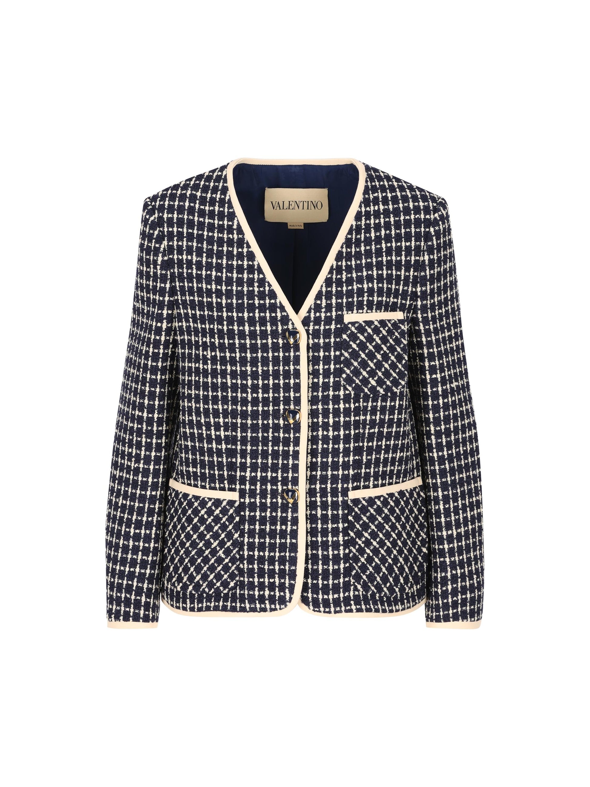 Giacca realizzata in bouclè di lana. 7B3CE4H09E4 671 VALENTINO GARAVANI 