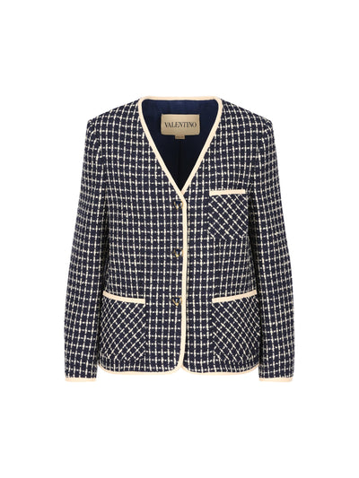 Giacca realizzata in bouclè di lana. 7B3CE4H09E4 671 VALENTINO GARAVANI 