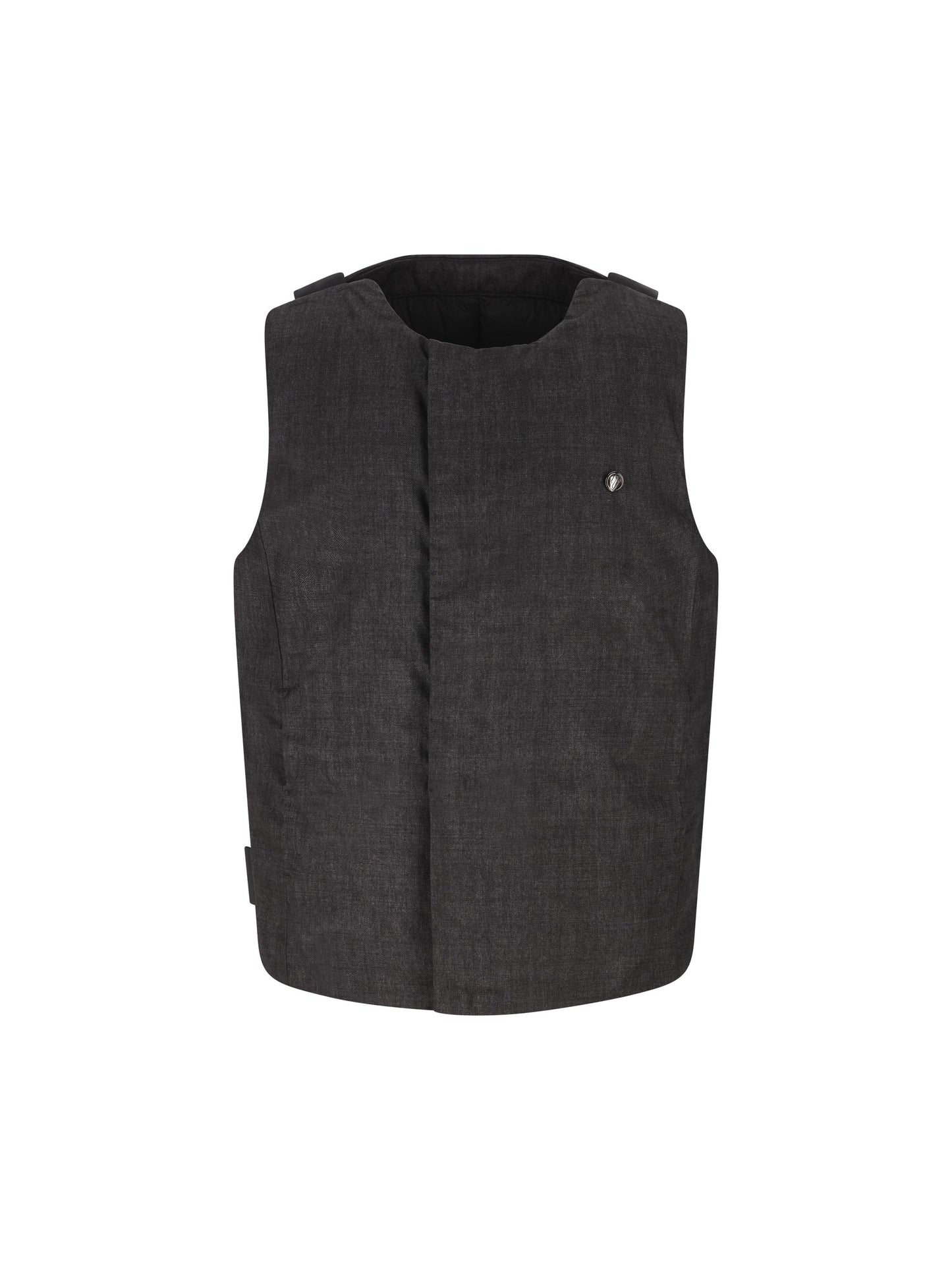 Gilet realizzato in lana resinata. 19MMVE031A 006255G999 MASSIMO OSTI STUDIO 