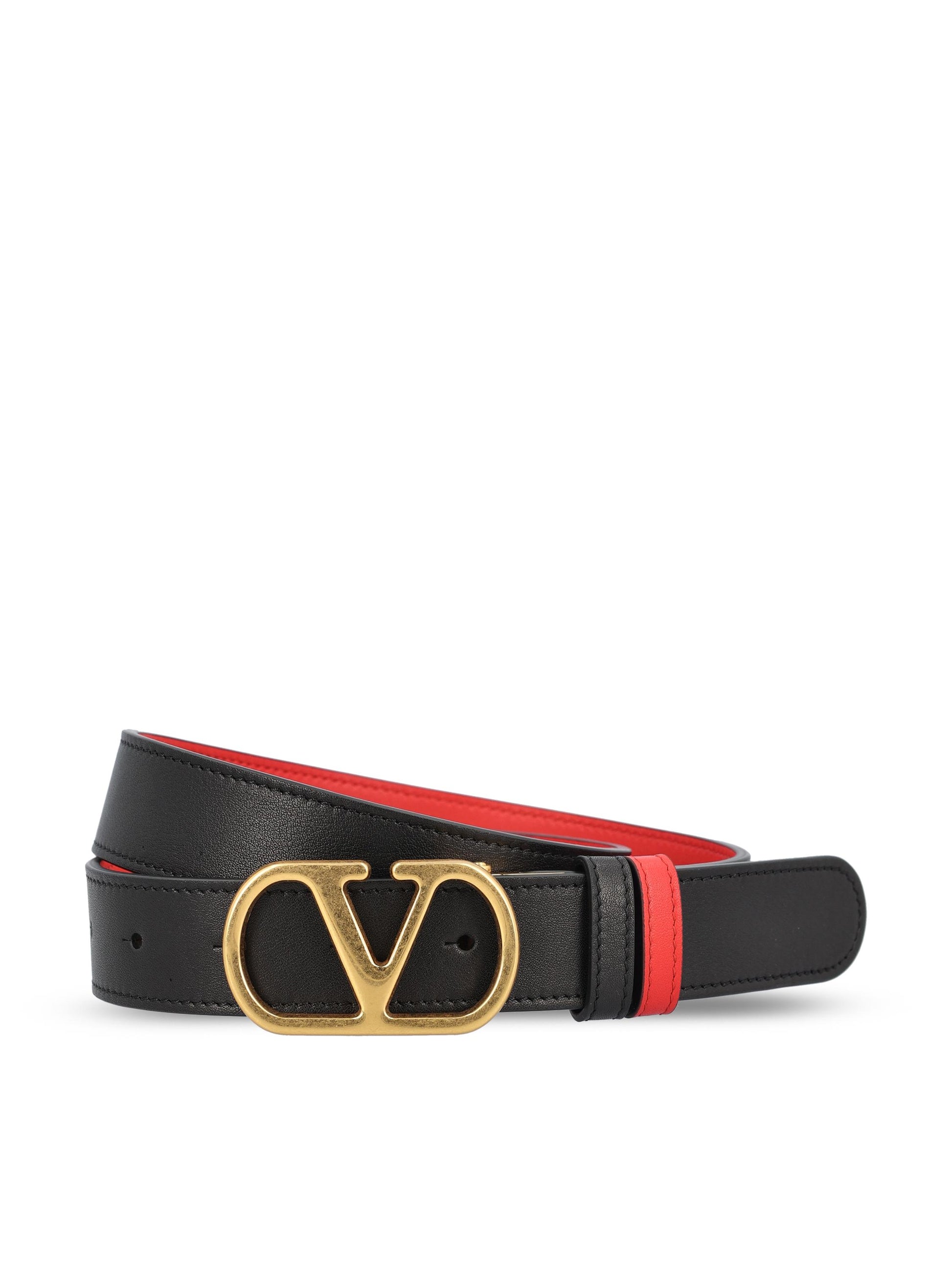 Cintura reversibile realizzata in pelle. 8W2T0SQ3IYR 0SM VALENTINO GARAVANI 