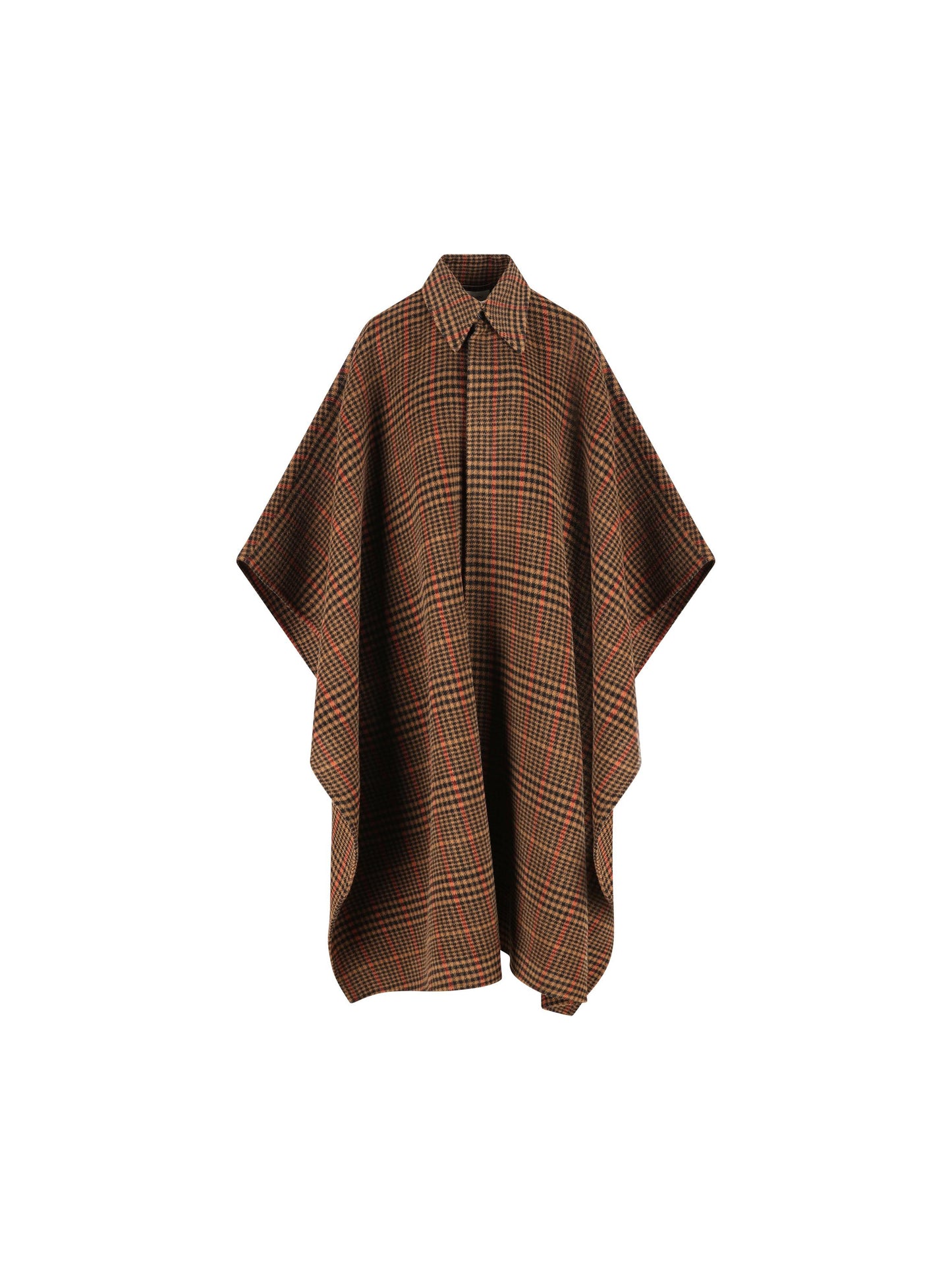 Mantella-plaid realizzata in lana. 842744 Y1M562513 SAINT LAURENT 