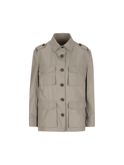 Outerwear in popeline di cotone. MR4577856 C6539 BRUNELLO CUCINELLI 