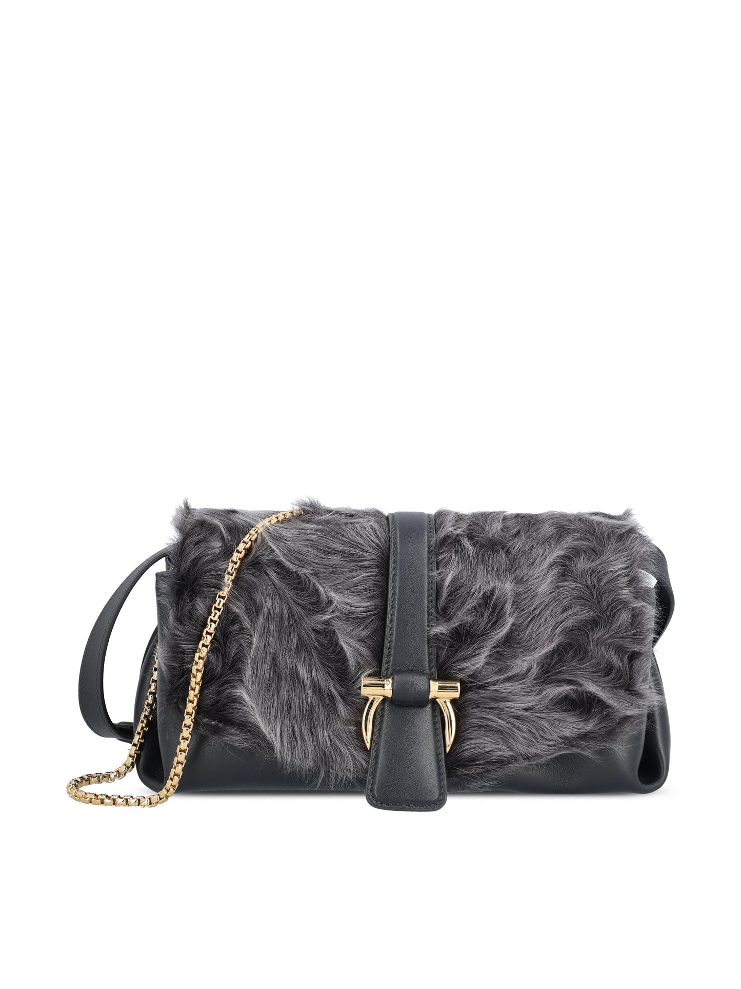 Borsa realizzata in shearling di capretto e vitello. 21A450 787981001 SALVATORE FERRAGAMO 