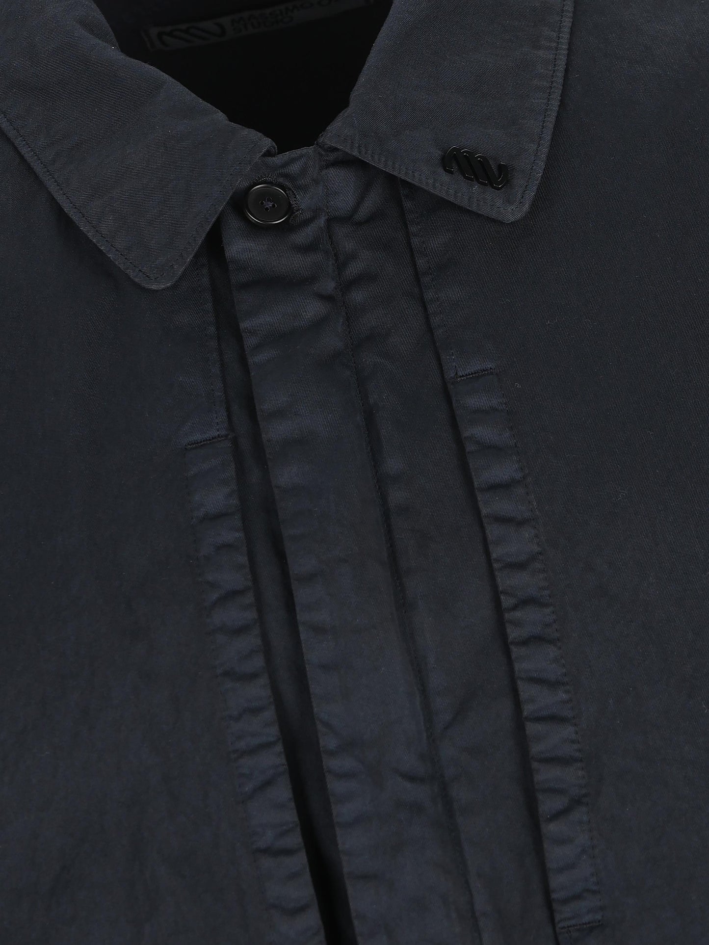 Overshirt realizzata in cotone e poliammide. MOS102A11 0500G888 MASSIMO OSTI STUDIO 