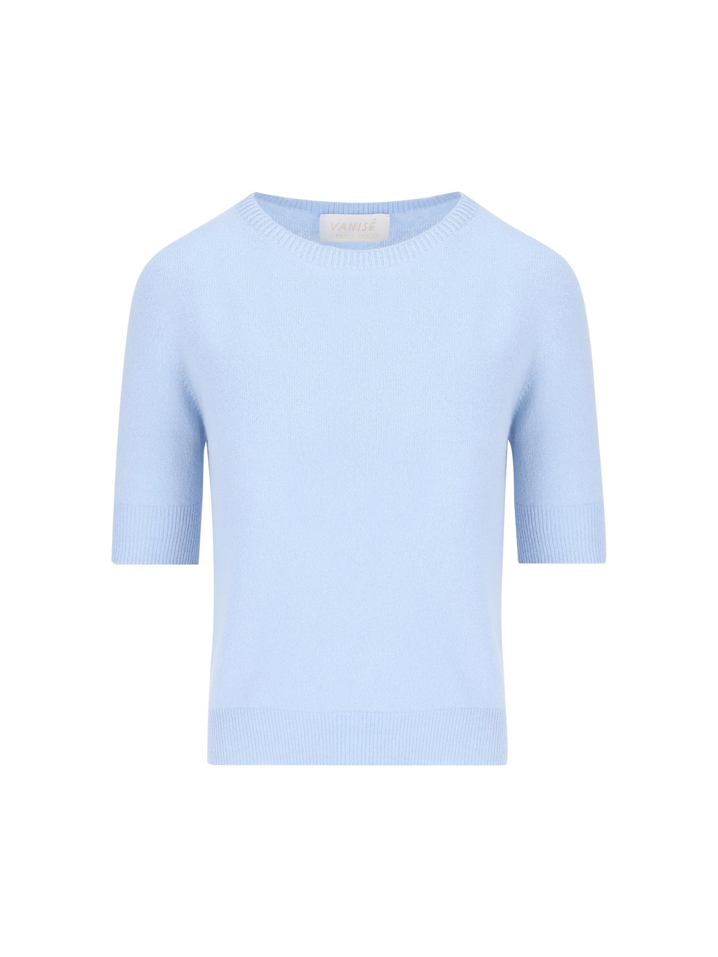 Maglia realizzata in cashmere. V36614 ACQUAMARINA VANISE' 