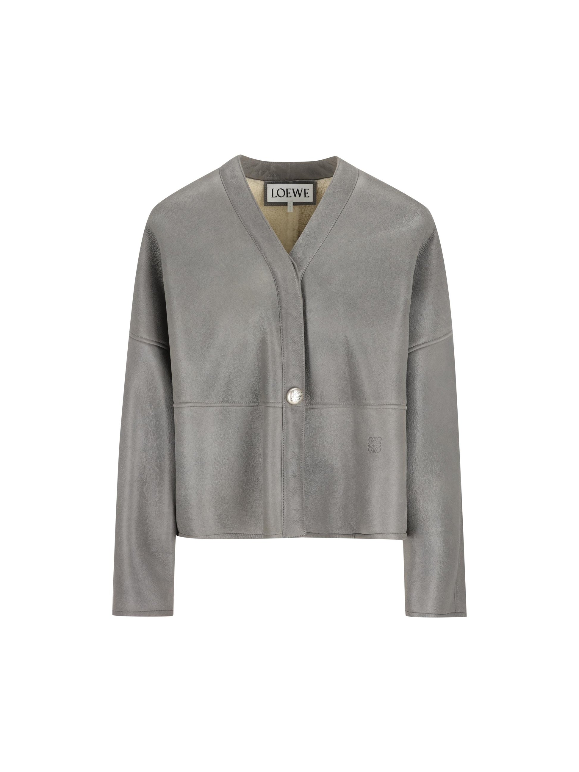 Cardigan realizzato in montone. S359Y2SL49 1130 LOEWE 