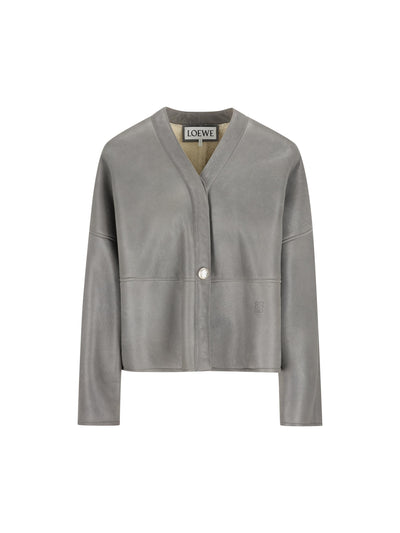 Cardigan realizzato in montone. S359Y2SL49 1130 LOEWE 