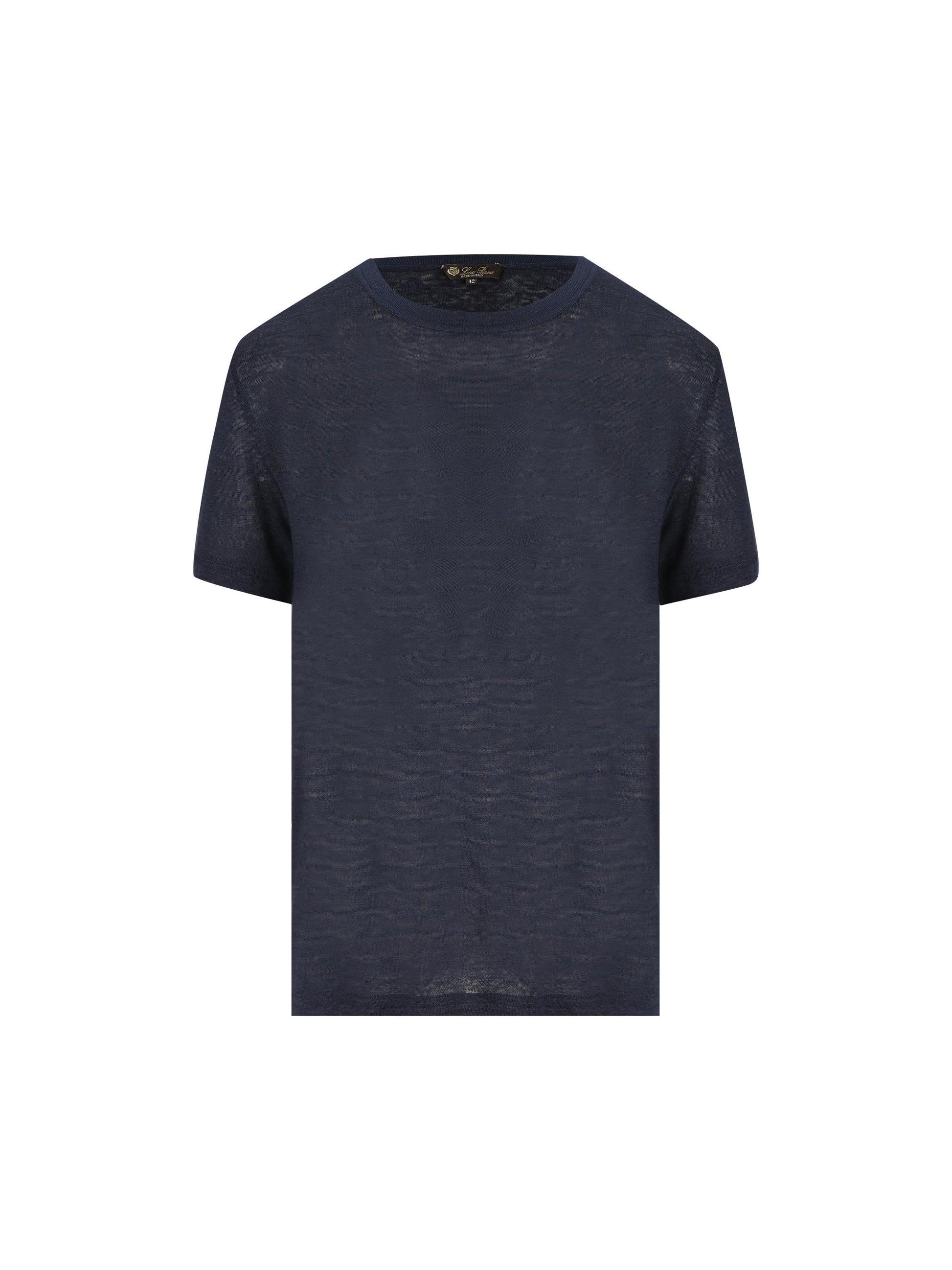 T-Shirt realizzata in lino. FAM8107 W000 LORO PIANA 