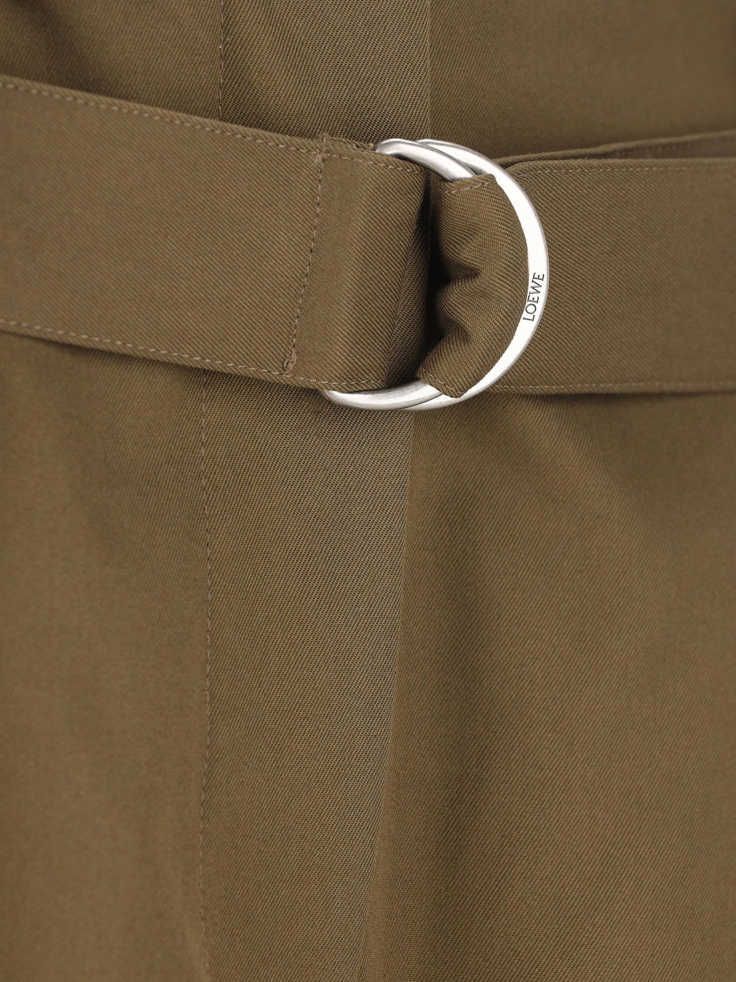 Pantaloni in gabardine di cotone e seta. S540Y04XNV 4160 LOEWE 