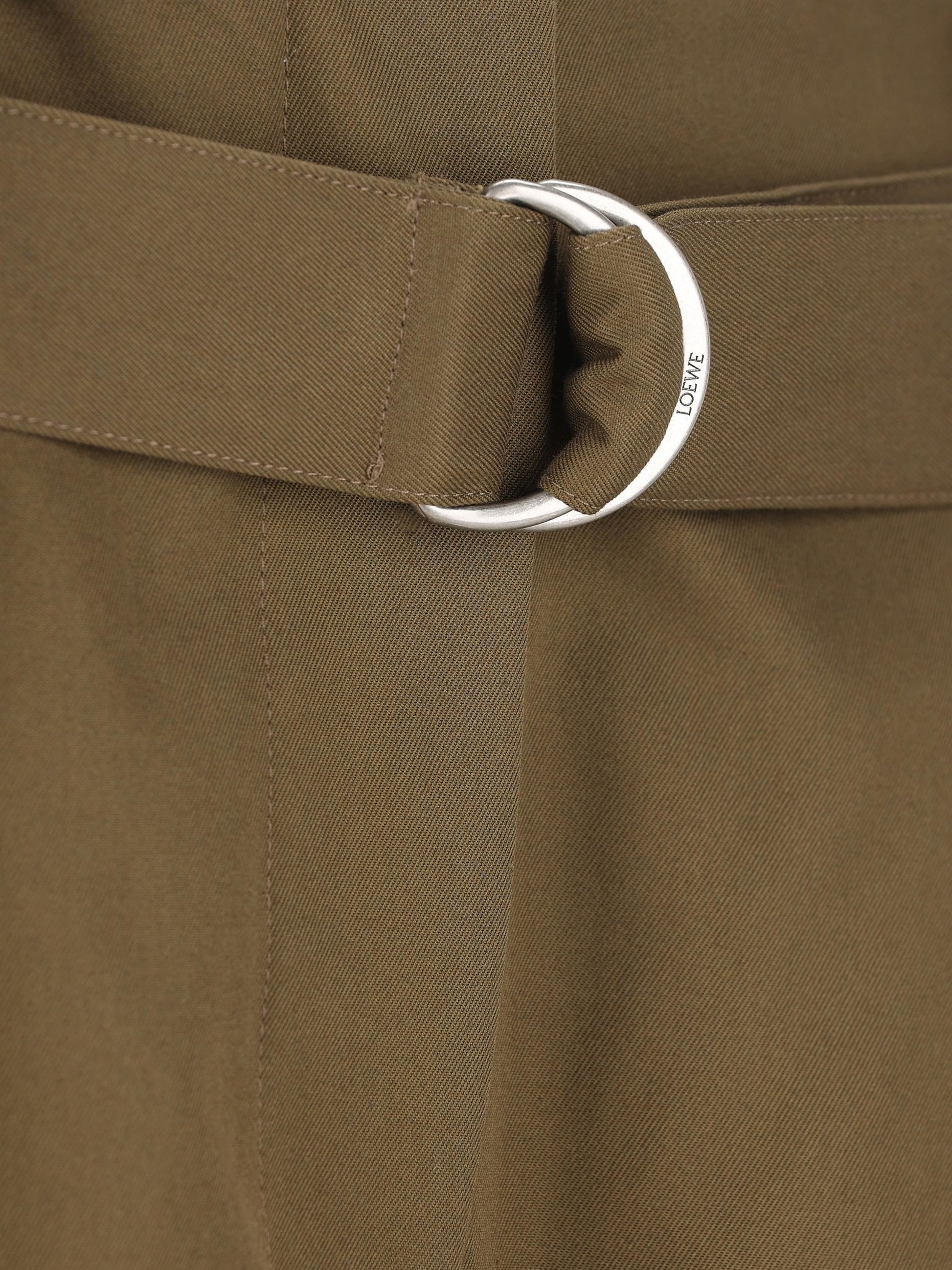 Pantaloni in gabardine di cotone e seta. S540Y04XNV 4160 LOEWE 