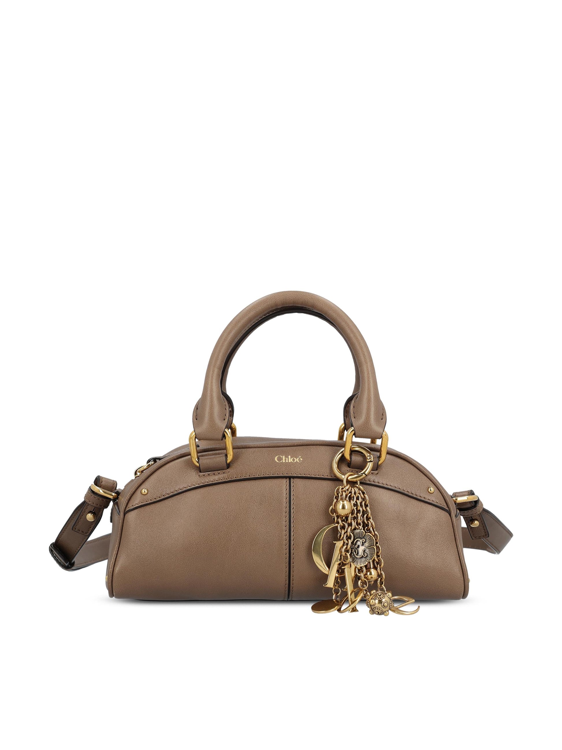 Borsa bowling Chloé piccola in pelle morbida CH26SS956Q86 28H CHLOE' 