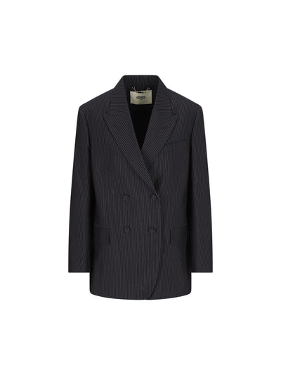 Blazer doppiopetto in lana. FJ7685 AW7IF0QG3 FENDI 