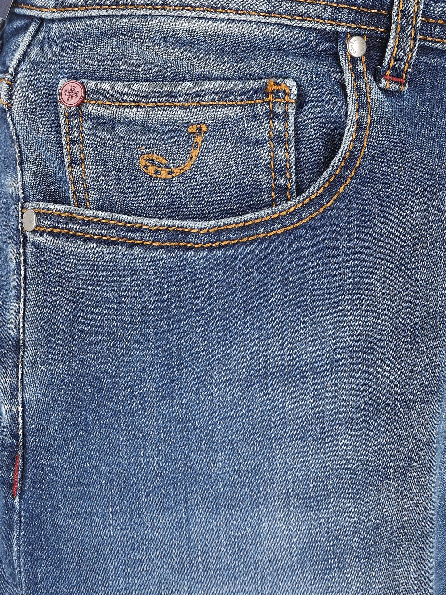 Jeans 5 tasche Bard regular-slim Fast in denim power stretch QM009066 P0024V1200D JACOB COHËN 