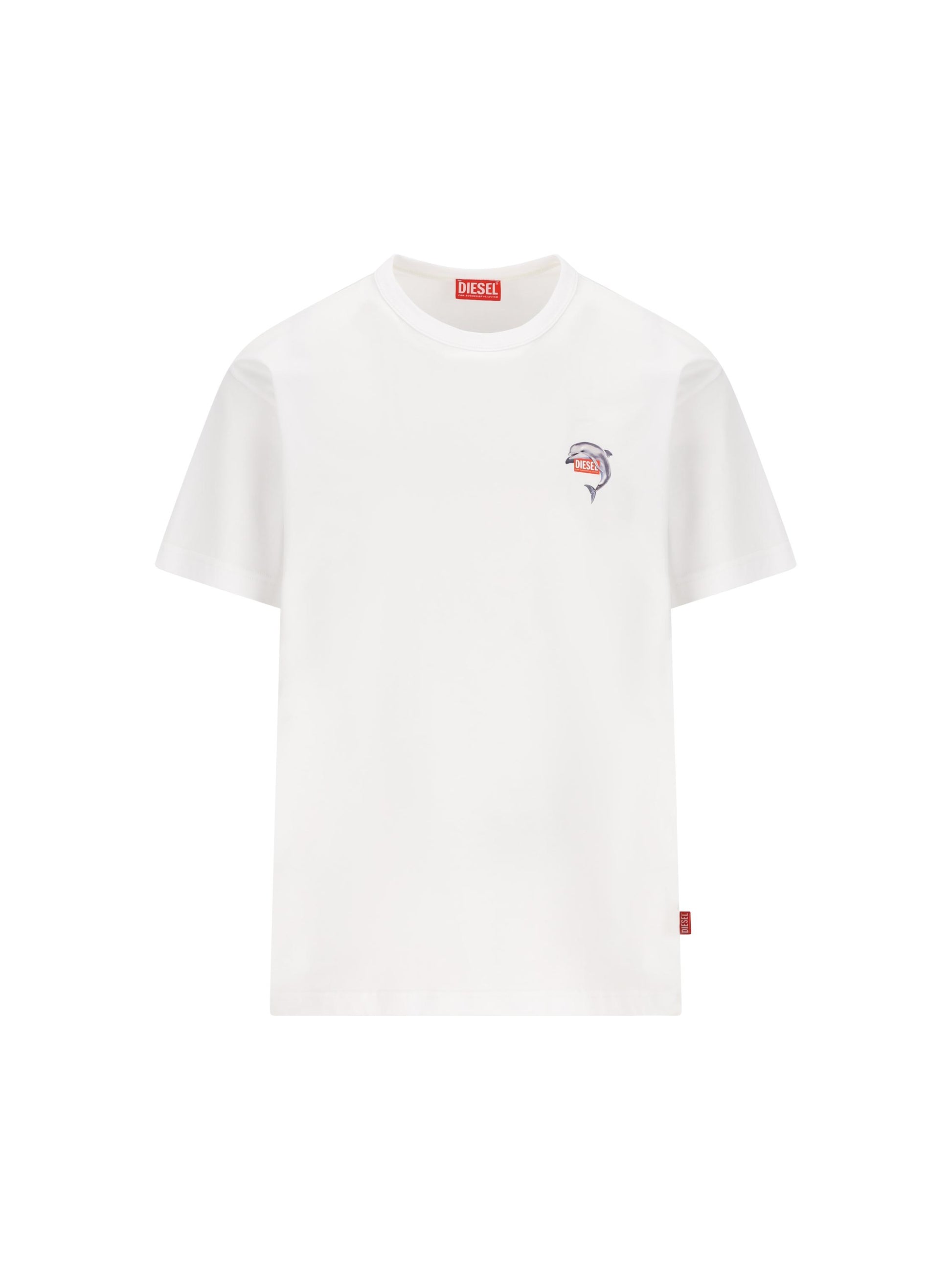 T-Shirt realizzata in cotone. A21652 0PLAT100 DIESEL 