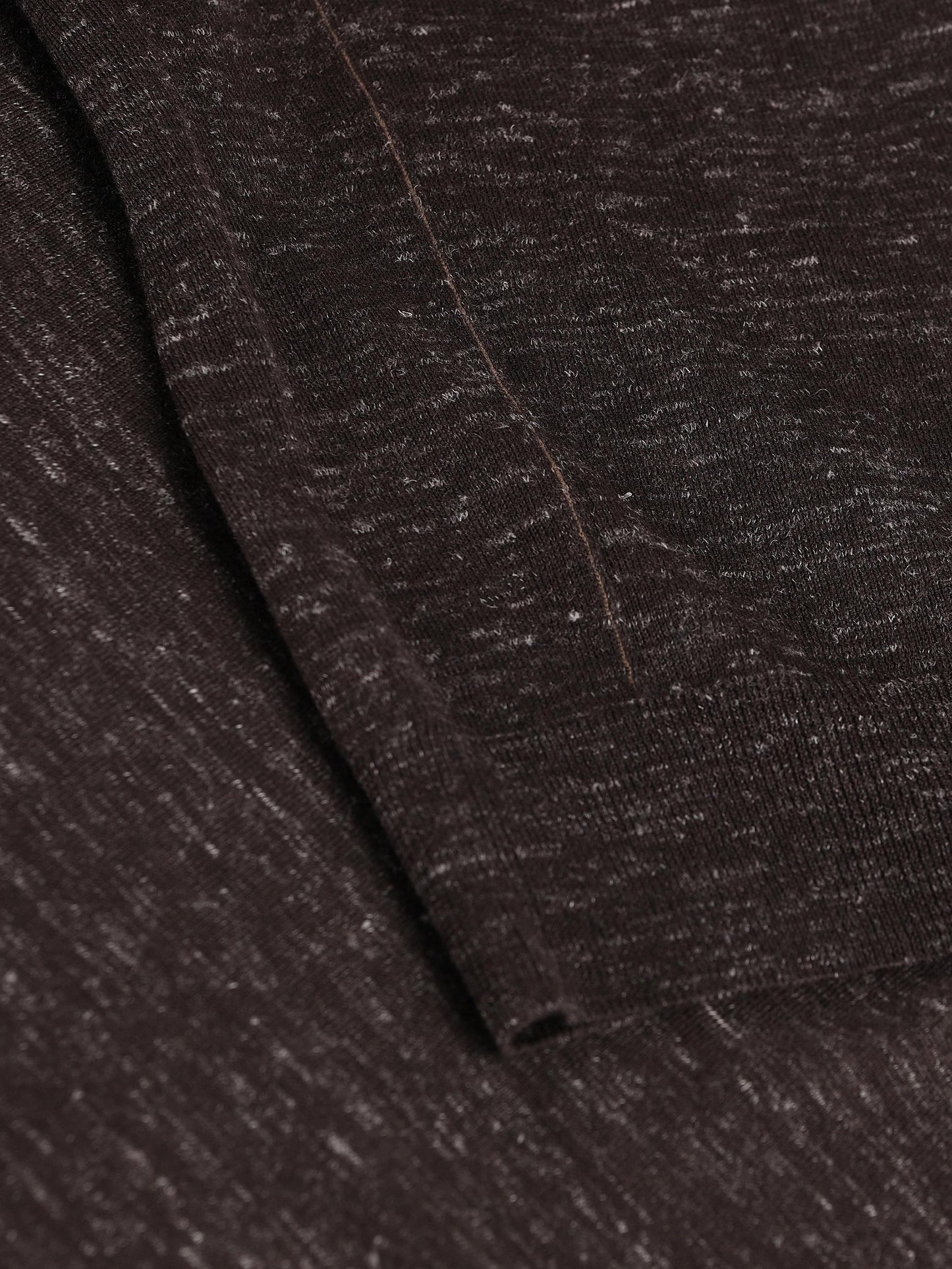 Girocollo in seta, cashmere e lino grigio melange UHF91A3 110202 ZEGNA 