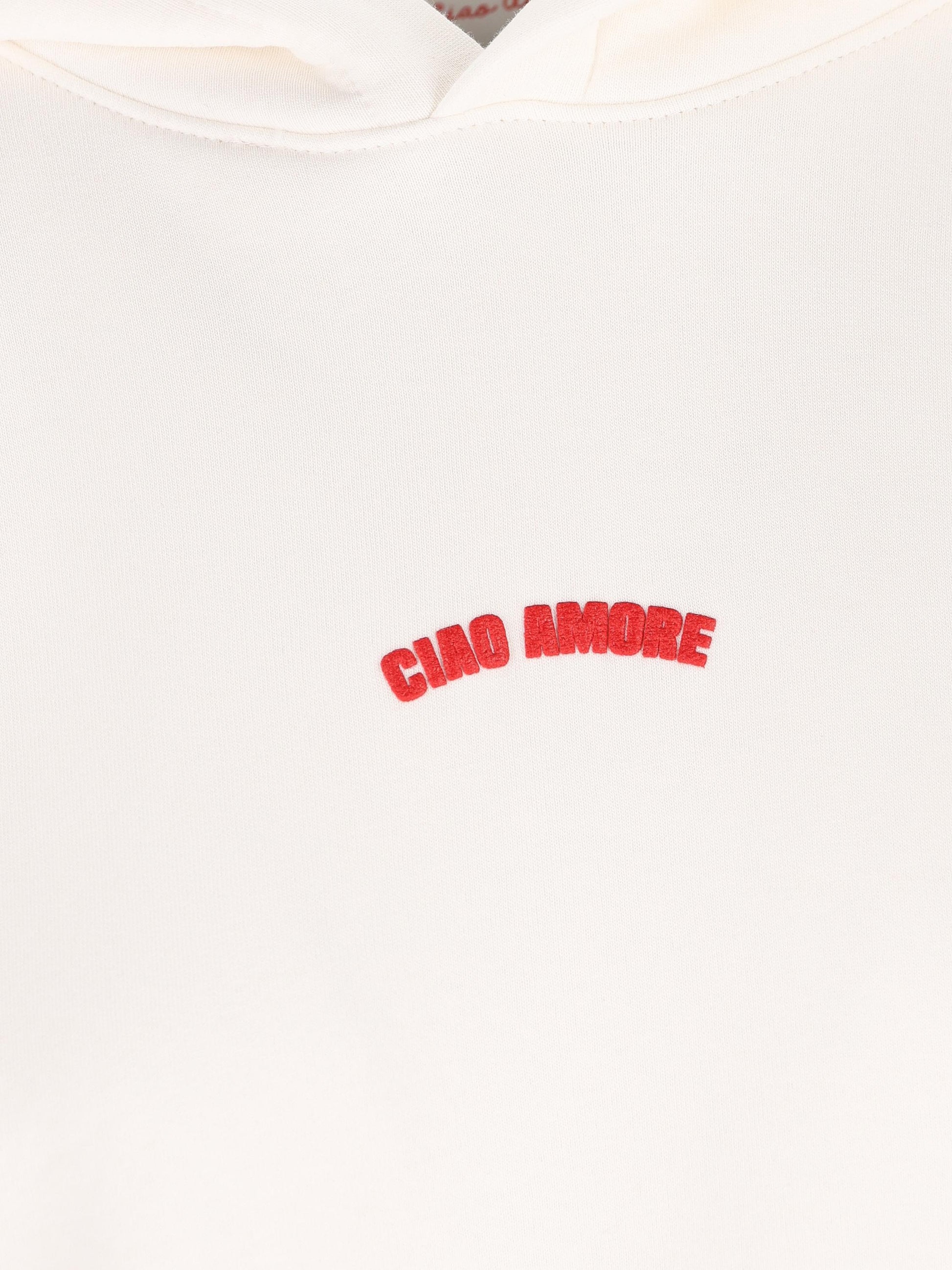 Felpa con cappuccio Ciao Amore Cortina Lover F25ET2322K 01 GIADA BENINCASA 