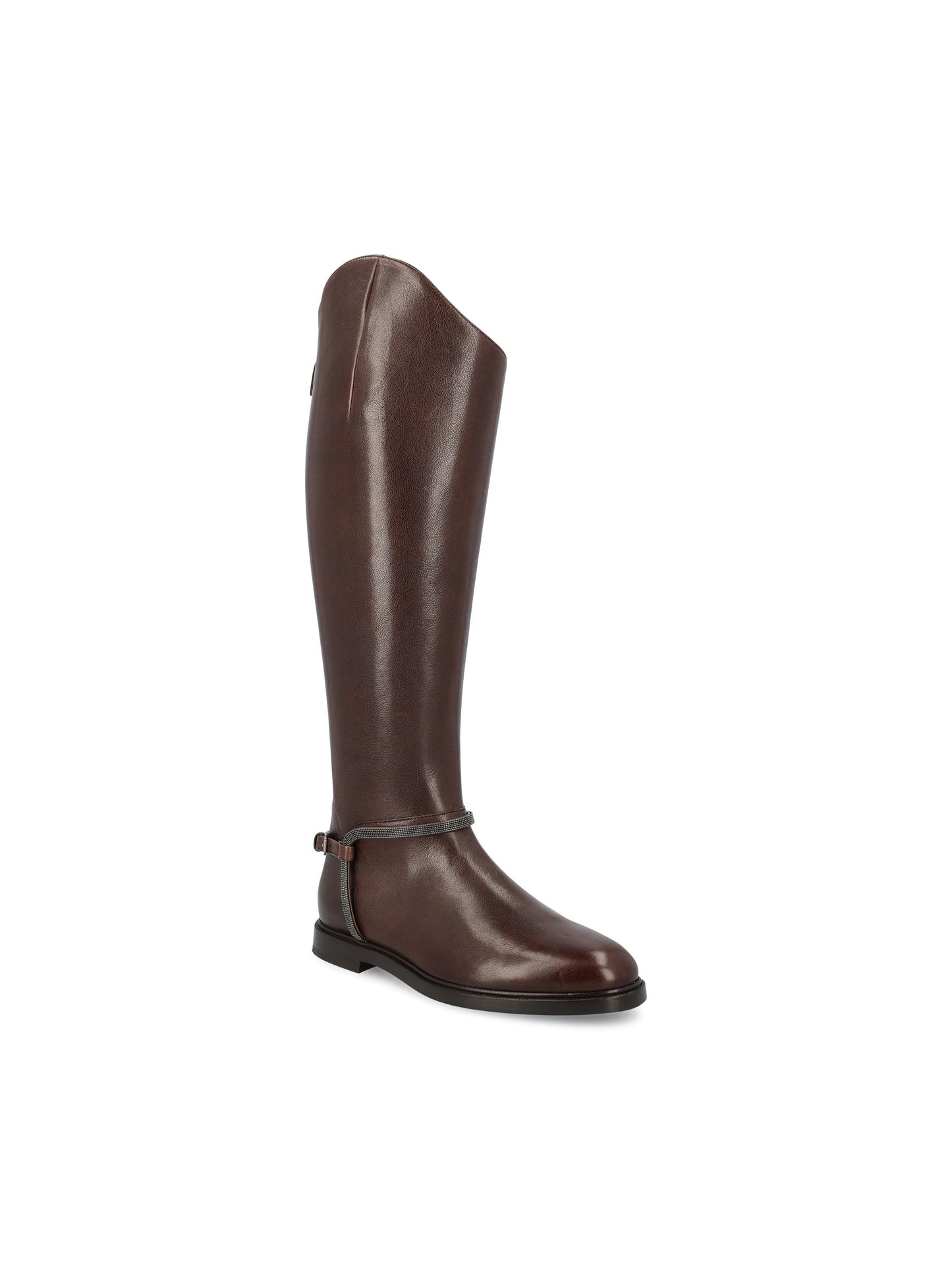 Boot in pelle Classic con Precious Spurs MZORC3118 C8279 BRUNELLO CUCINELLI 