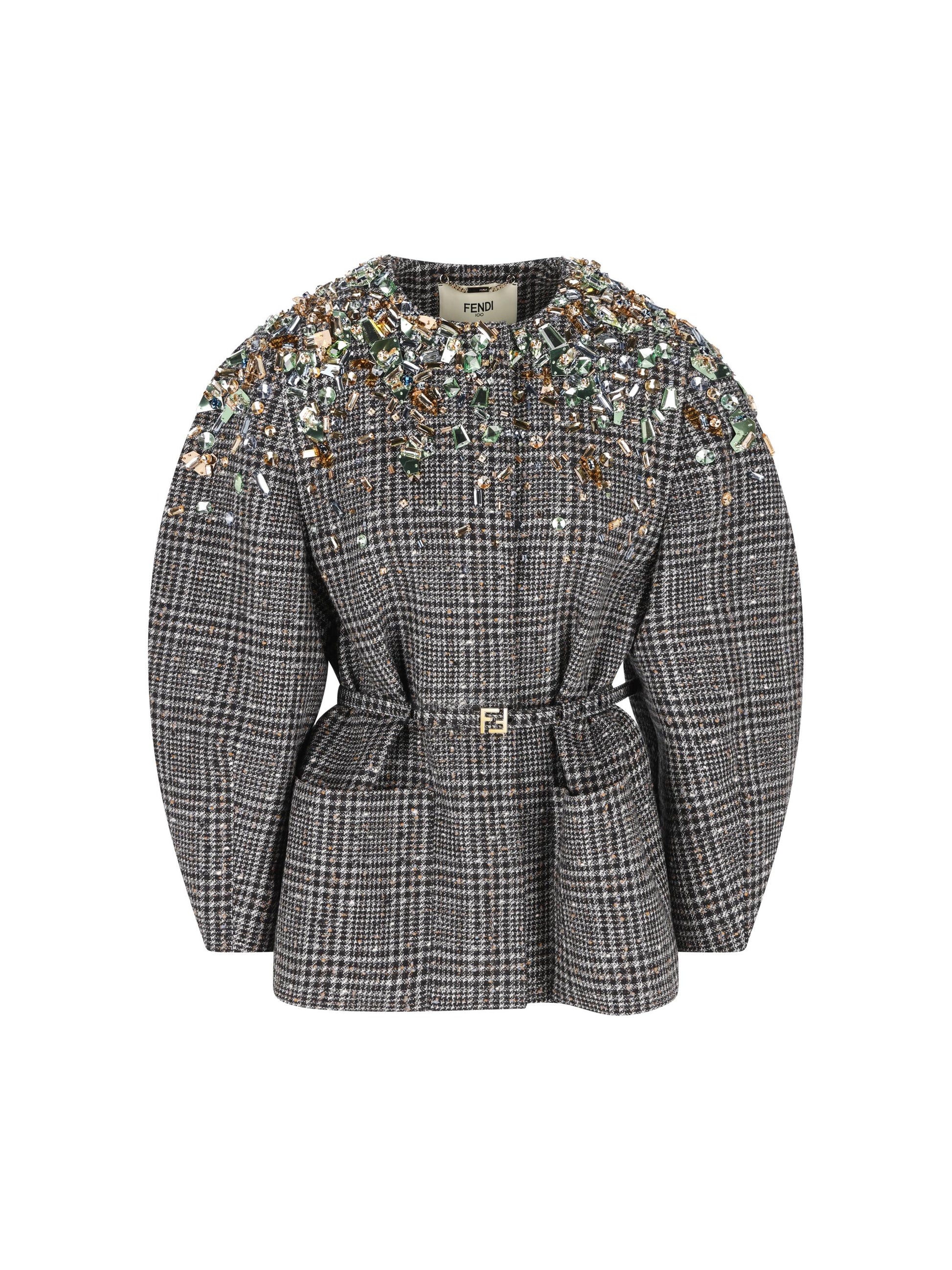 Blouson realizzato in lana vergine. FJ7647 AYNCF1T6F FENDI 