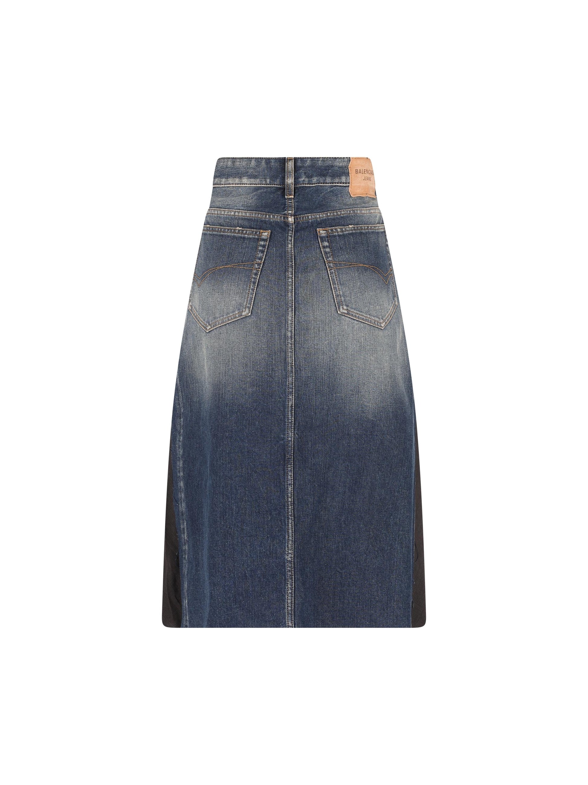 Gonna realizzata in lino e cotone. 838770 TST051000 BALENCIAGA 