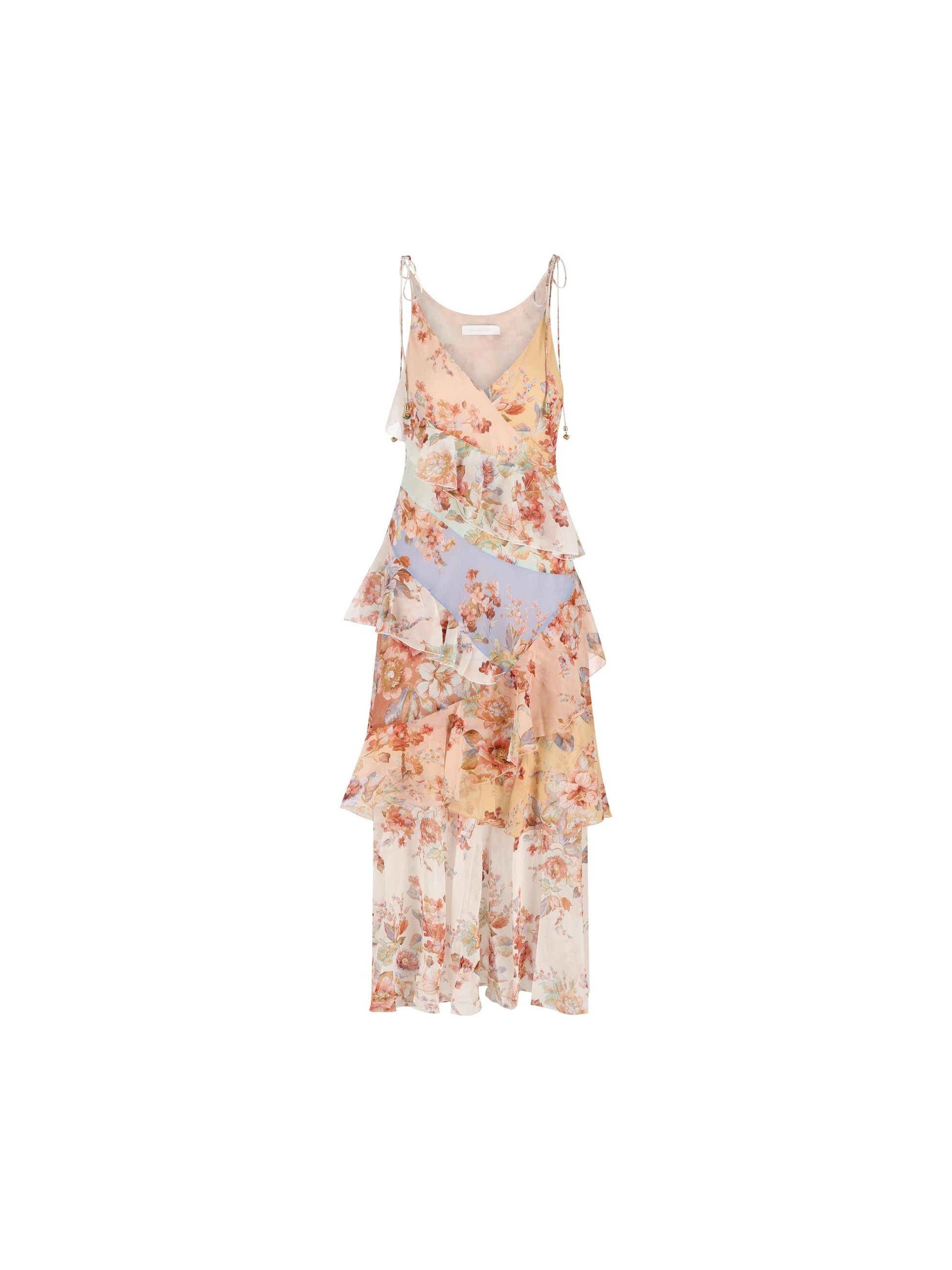 Vestito realizzato in cotone misto seta. 4997DRS261 SPLPR ZIMMERMANN 