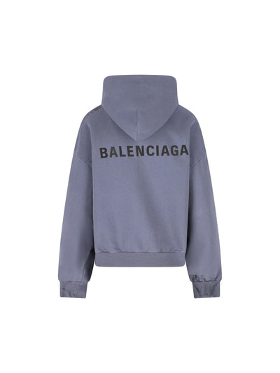 Hoodie Con Zip Balenciaga Back Regular Fit 803264 TTVG13364 BALENCIAGA 