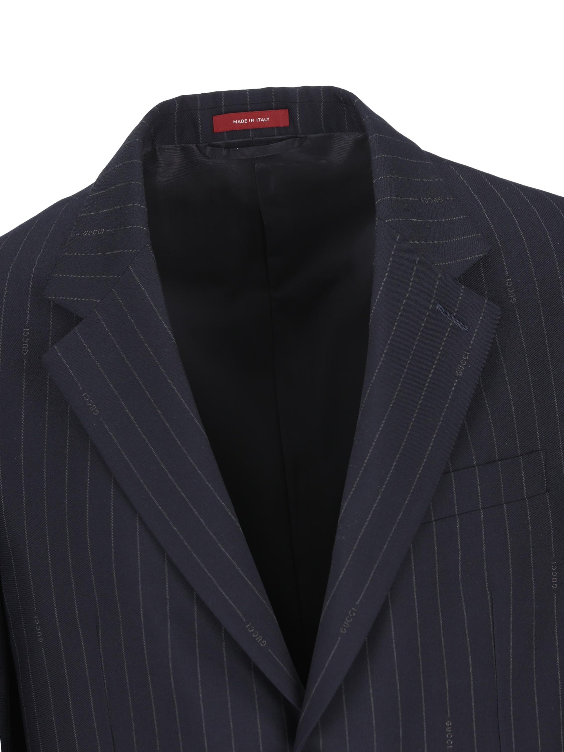 Giacca realizzata in lana gessata. 846711 ZAS7A4405 GUCCI 