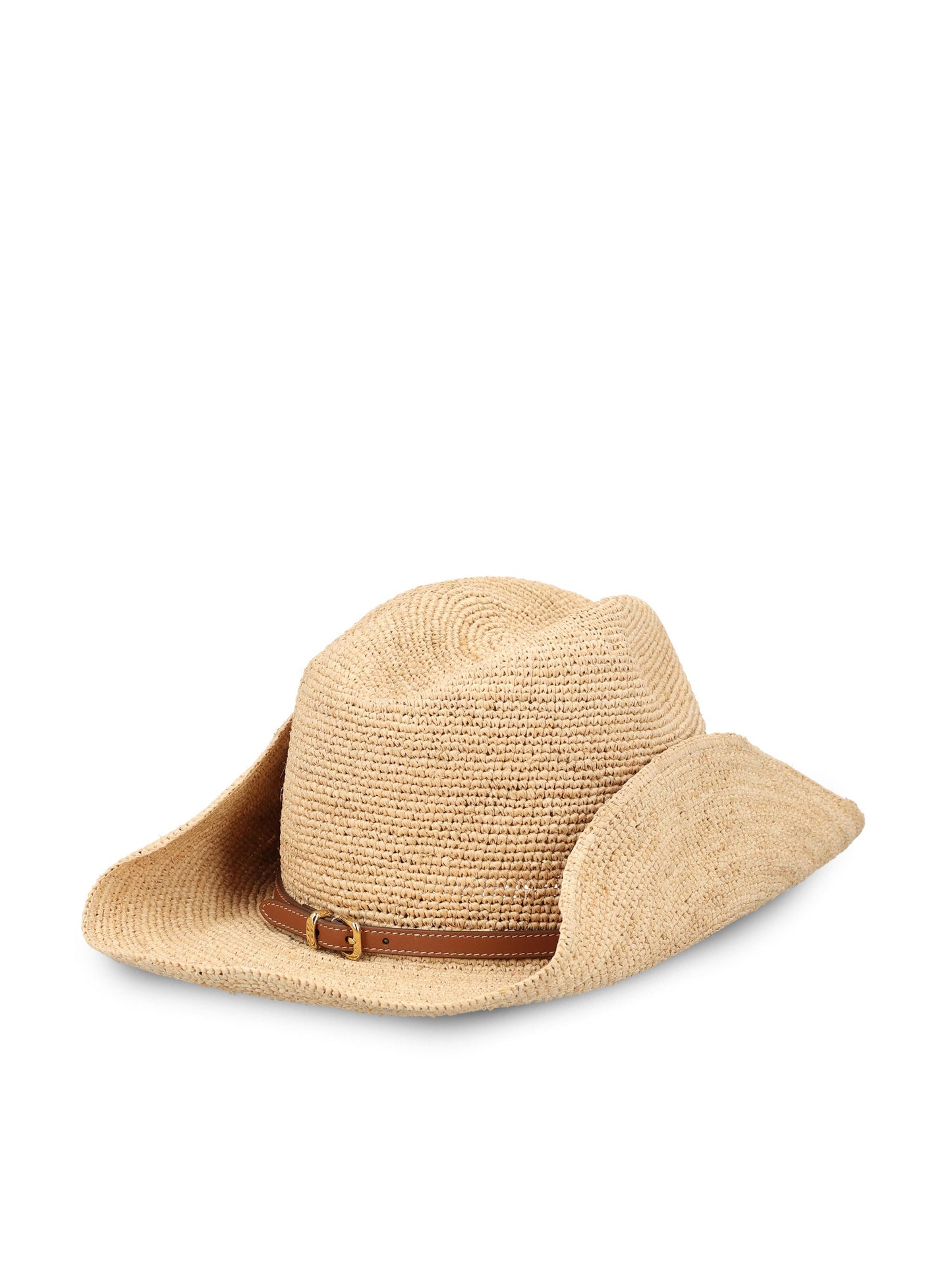 Cappello in rafia 5HC335 2CWEF0Y59 MIU MIU 