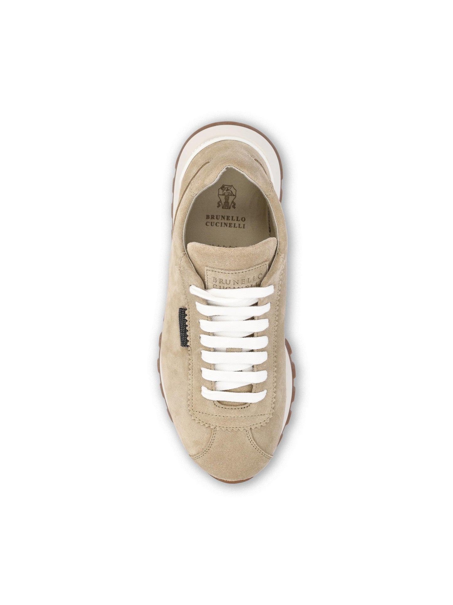 Sneakers in pelle scamosciata. MZSFG2110 C4180 BRUNELLO CUCINELLI 