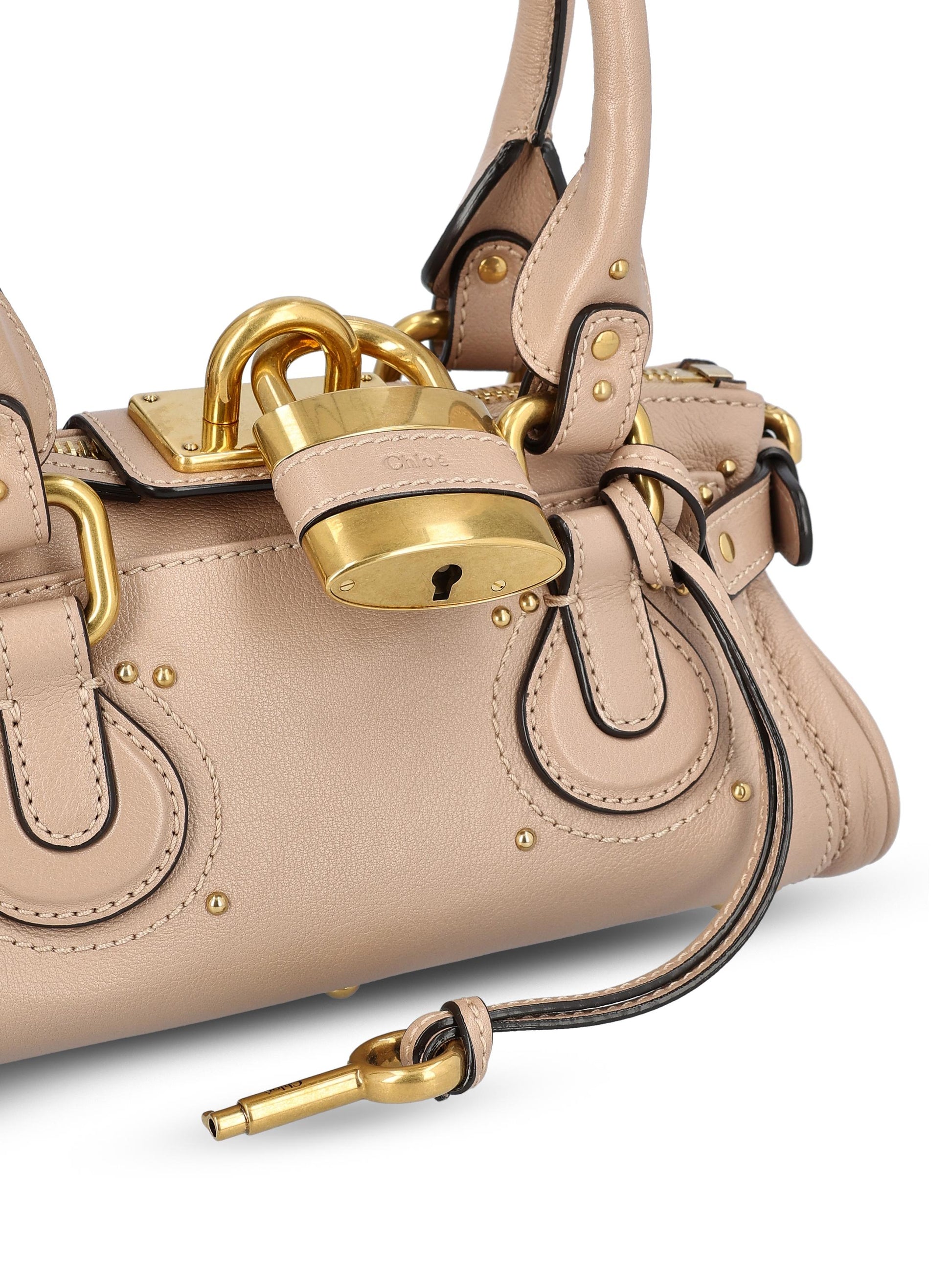 Borsa Paddington piccola in pelle granata CH26SS805P75 6I4 CHLOE' 