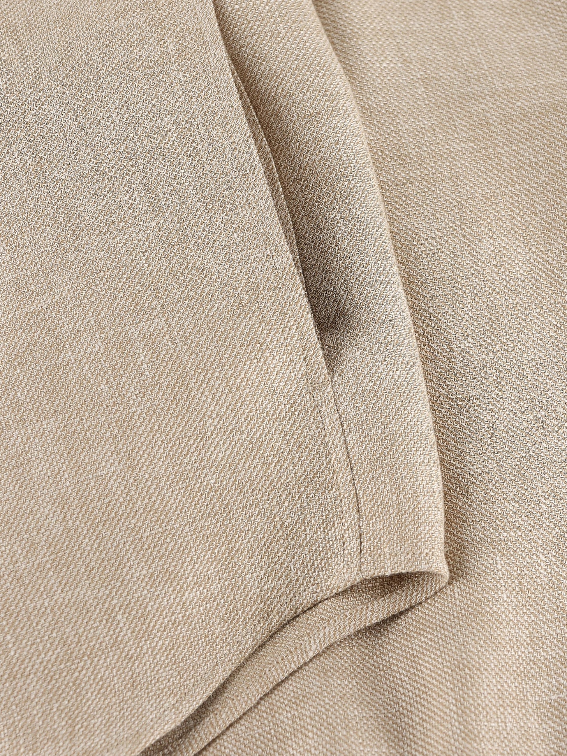 Overshirt in cashmere, lino e seta beige melange UHV75A3 SOT52272 ZEGNA 