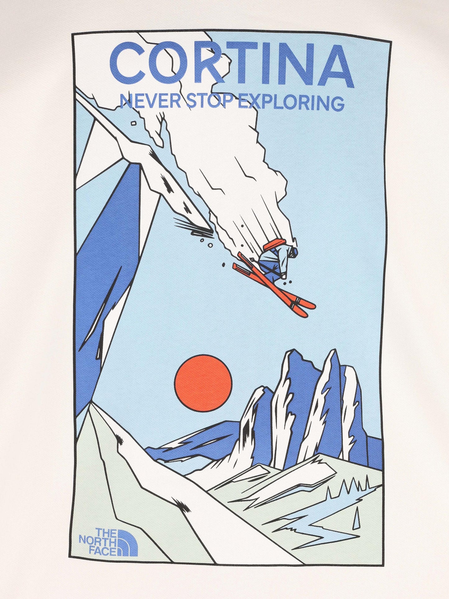 Felpa realizzata in cotone e poliestere. NF0A8GB9 QLI1 THE NORTH FACE 