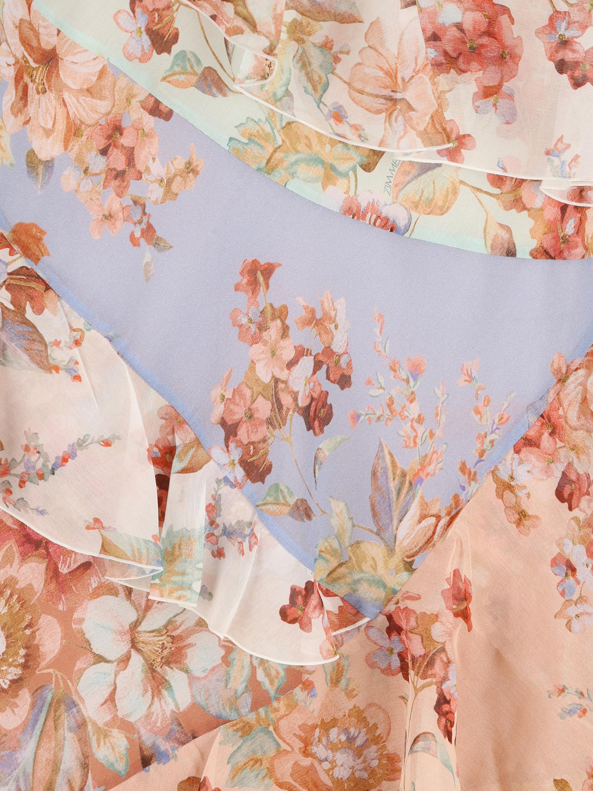 Vestito realizzato in cotone misto seta. 4997DRS261 SPLPR ZIMMERMANN 