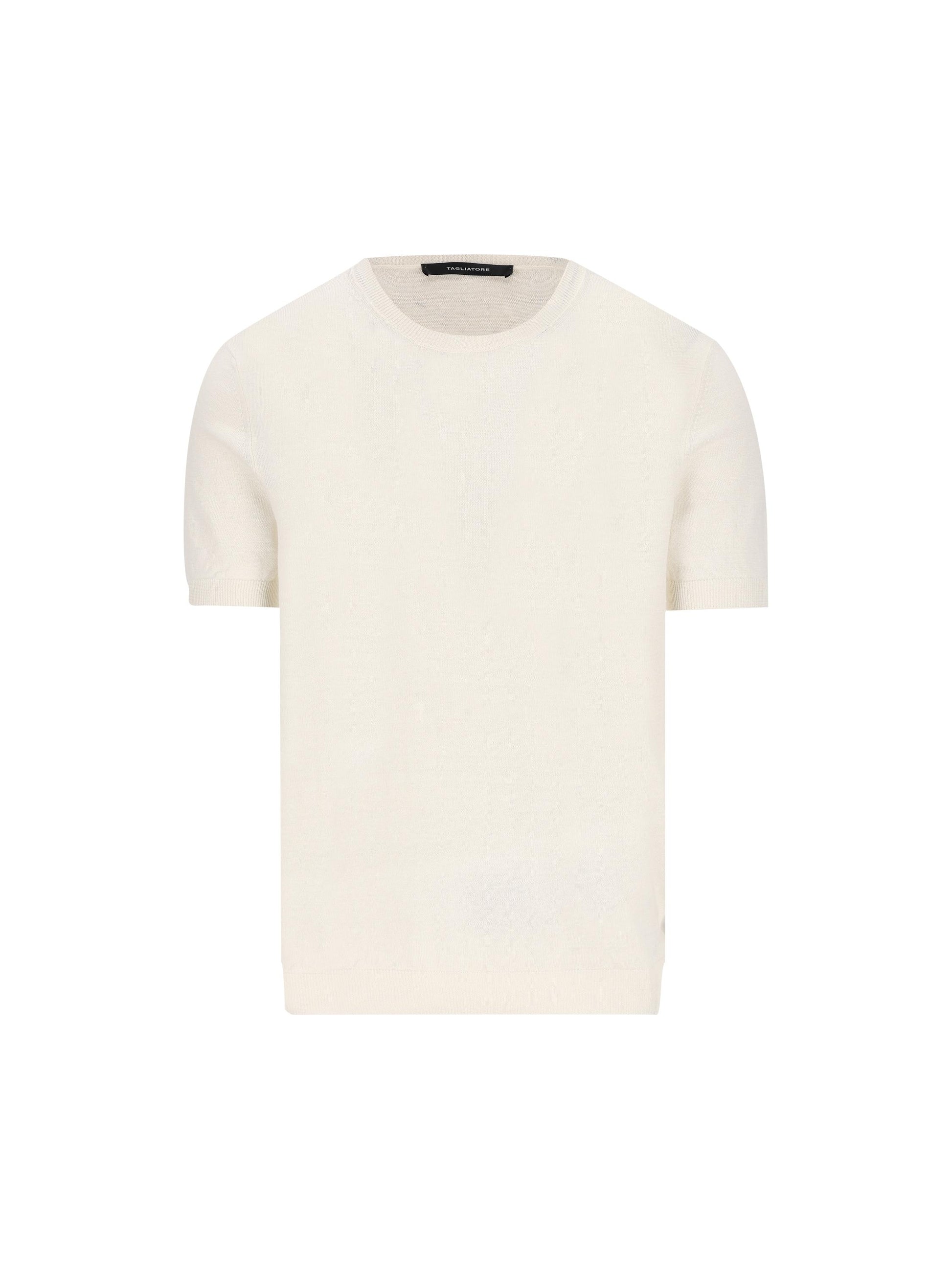 T-Shirt realizzata in lino e cotone. JOSH 001 TAGLIATORE 