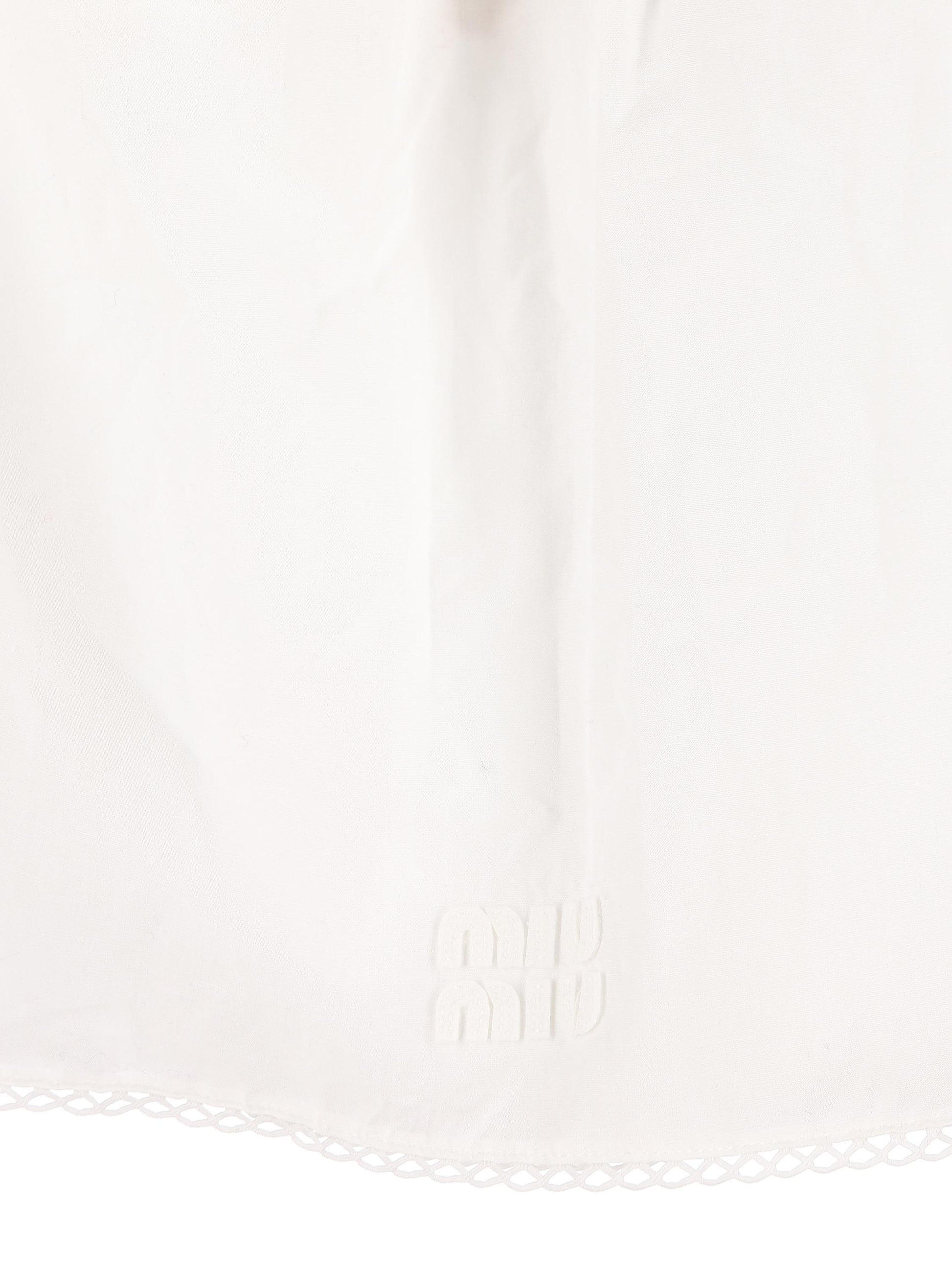 Gonna realizzata in misto cotone. MG2592 163MF0009 MIU MIU 