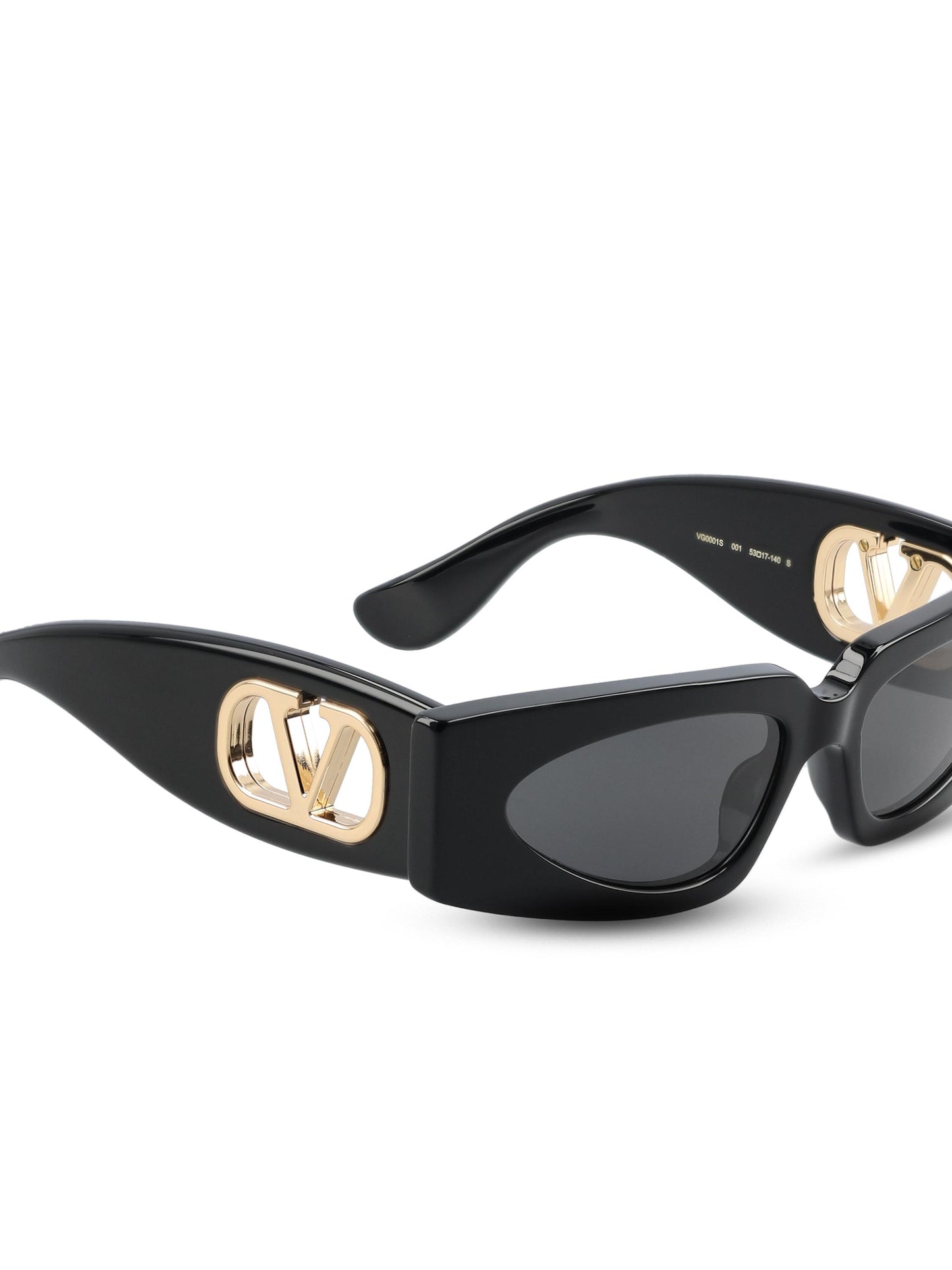 Occhiali da sole in acetato. VG0001S-001 BLACK-BLACK-GREY VALENTINO GARAVANI 