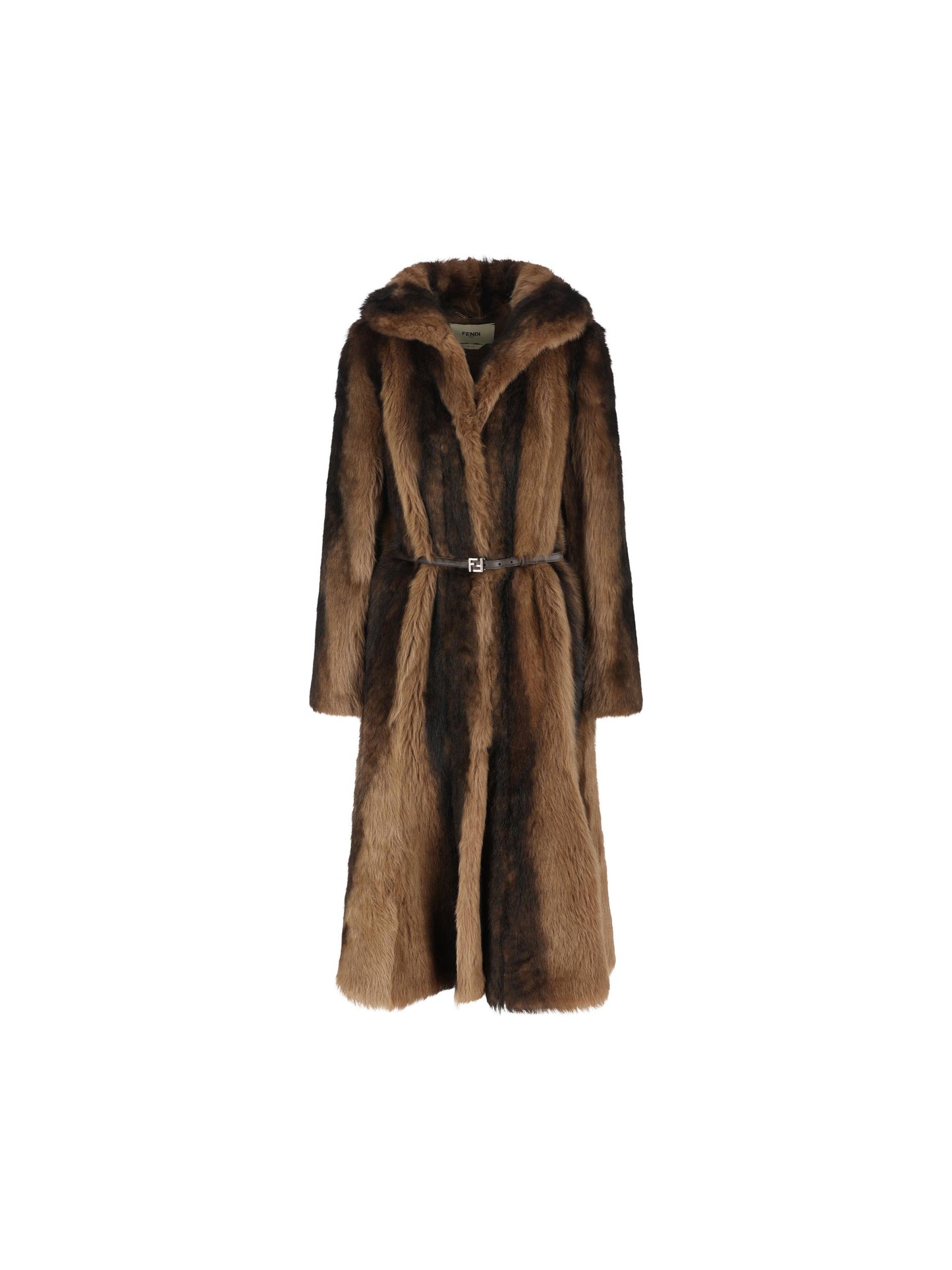 Cappotto realizzato in pelliccia di agnello. FM5421 AOP4F0UBY FENDI 
