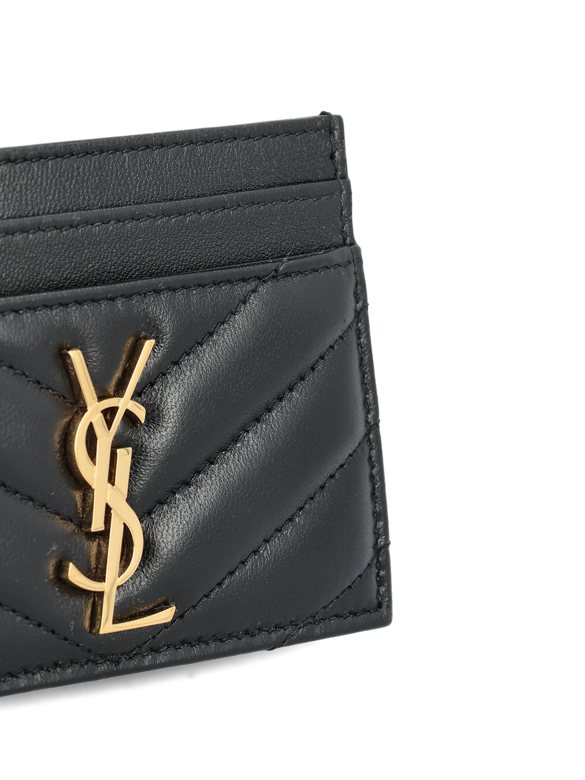 Porta carte realizzato in pelle. 423291 AAA441000 SAINT LAURENT 