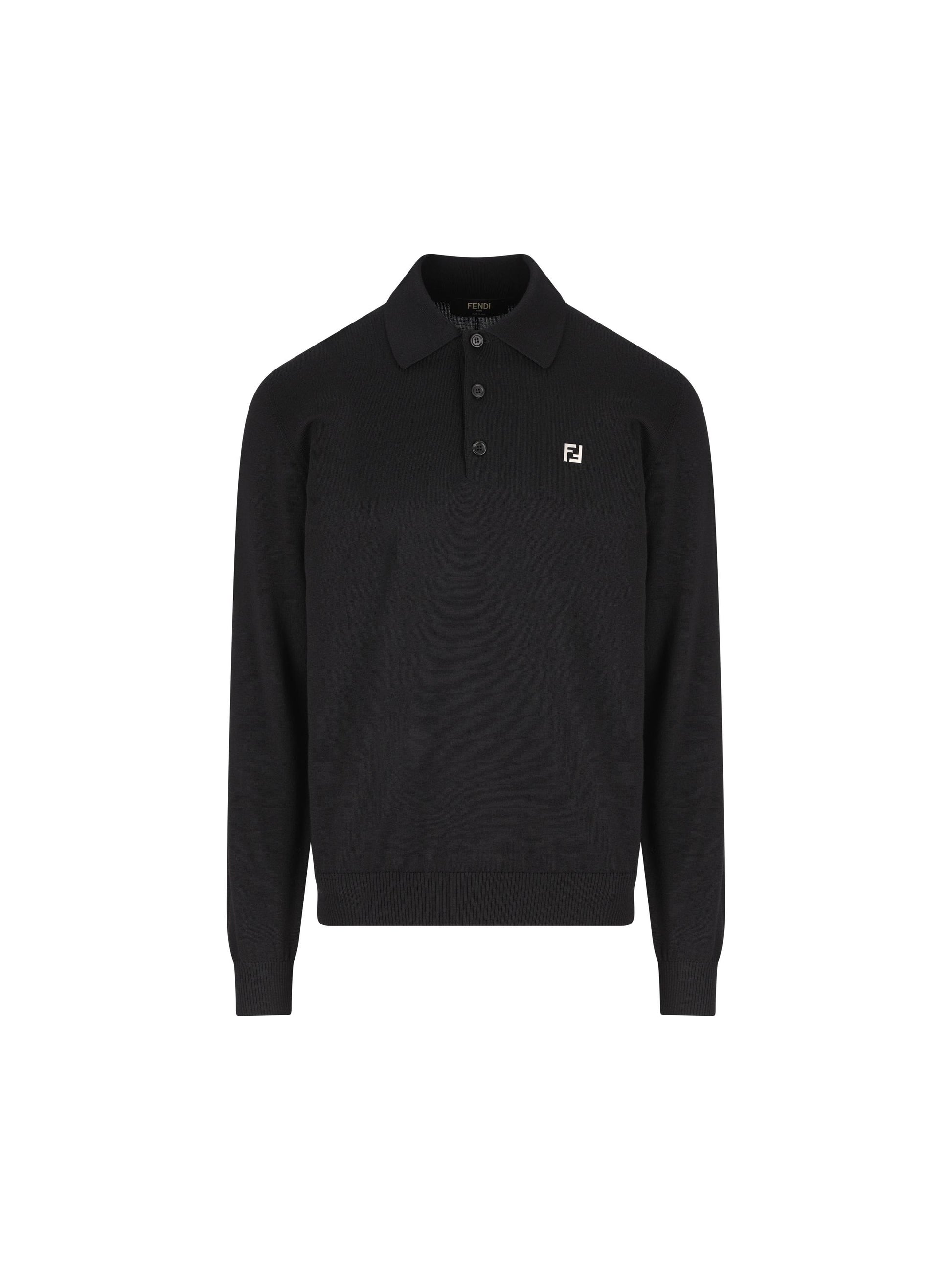 Polo realizzata in lana vergine ed elastan. FZC167 AU84F0QA1 FENDI 