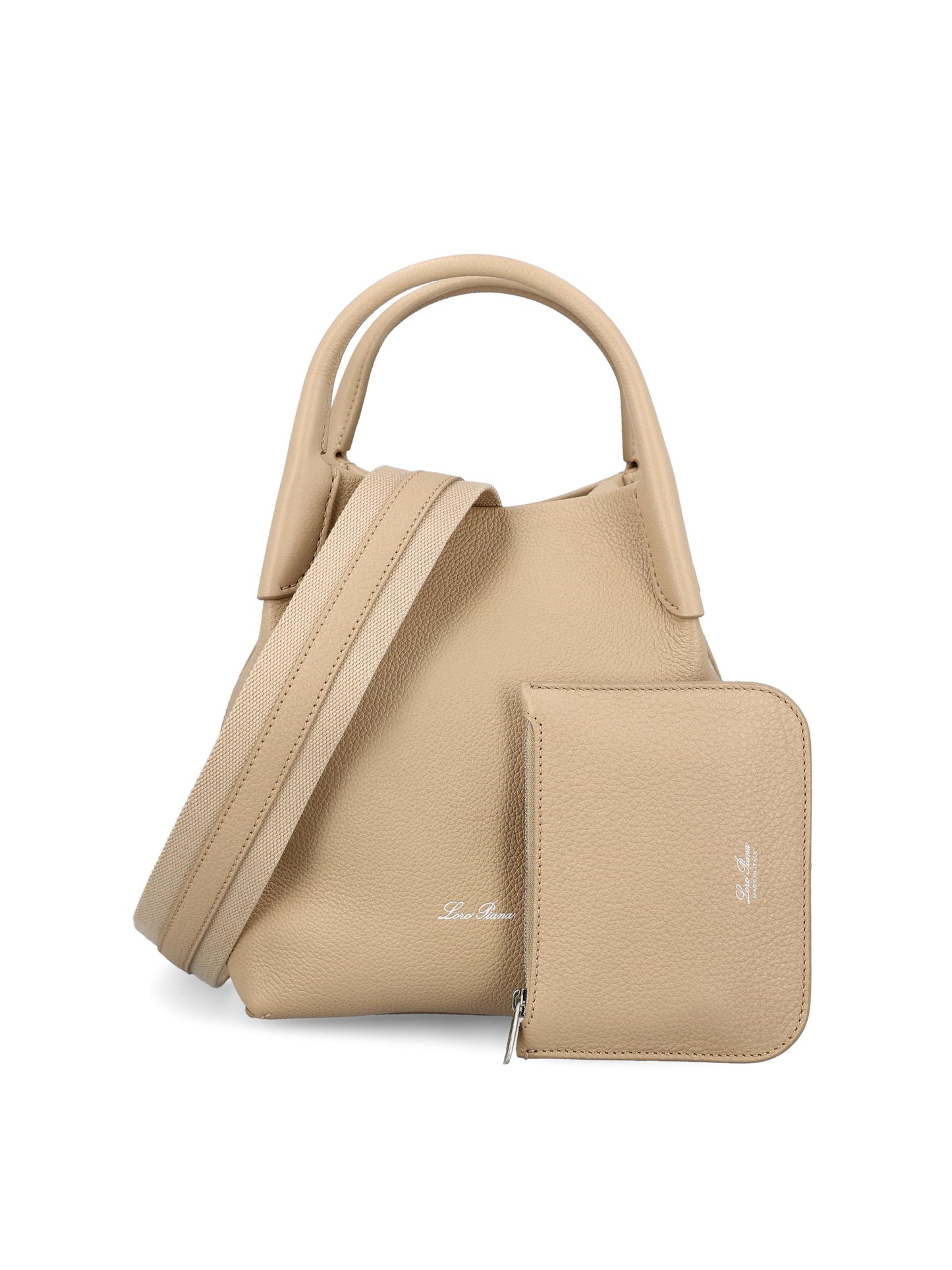 Borsa realizzata in pelle di vitello. FAN8964 D0Q6 LORO PIANA 