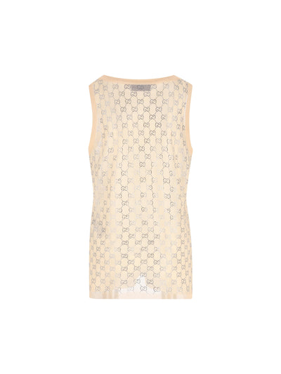 Top realizzato in seta. 856134 XKFC55012 GUCCI 