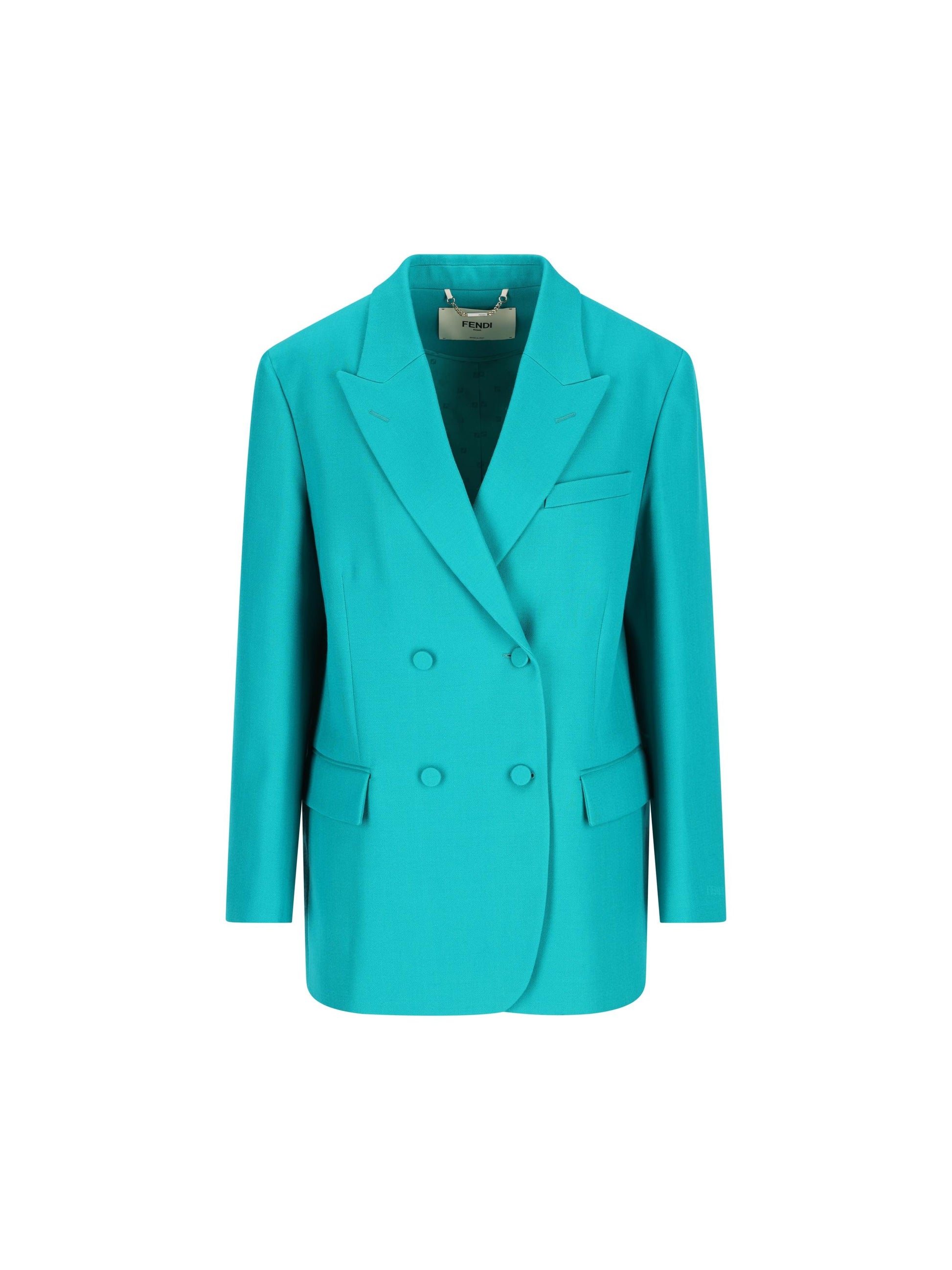 Blazer doppiopetto in lana vergine. FJ7685 AJYFF1UKL FENDI 