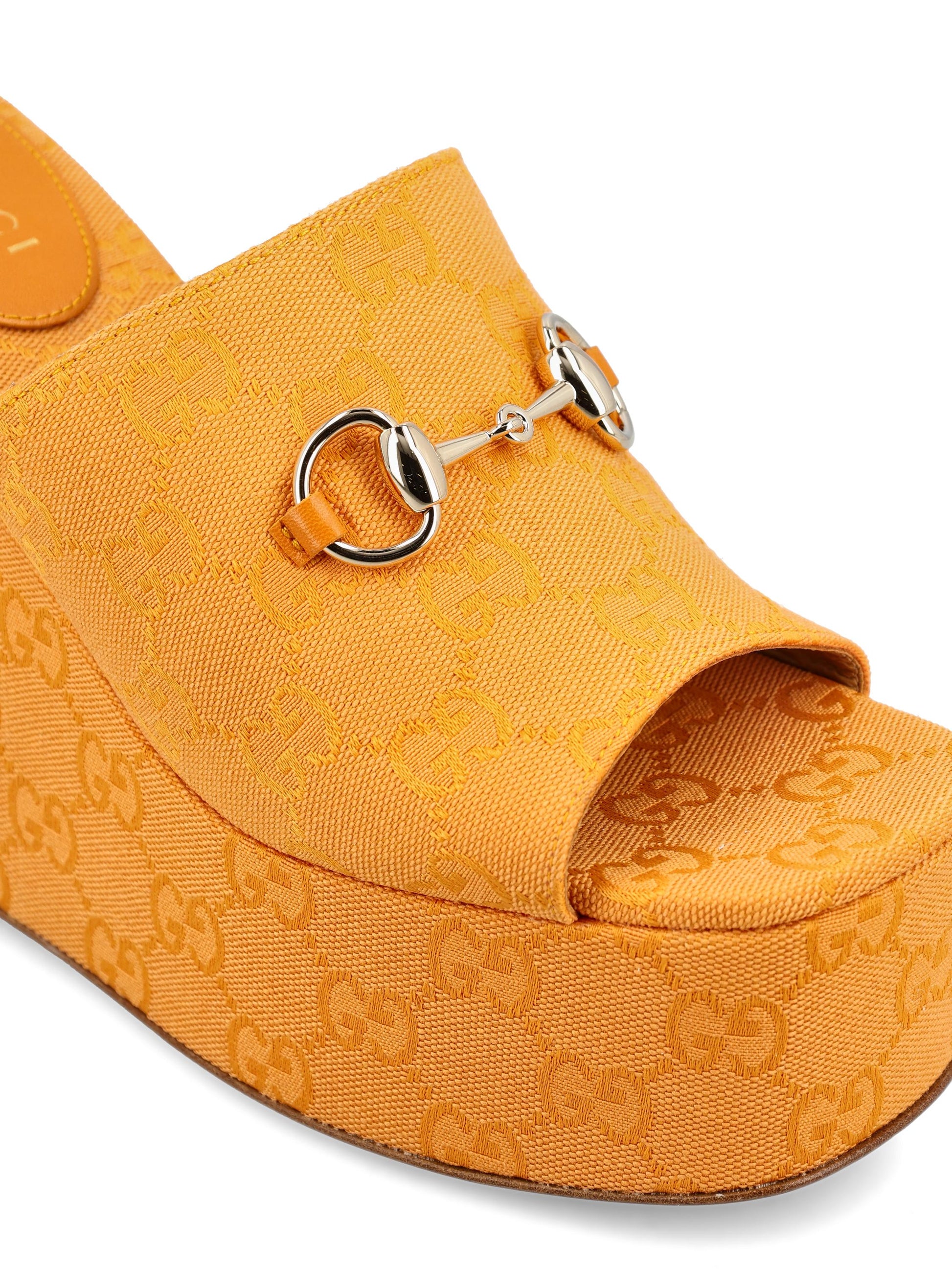 Sandalo realizzato in tessuto GG. 816328 9SF107841 GUCCI 