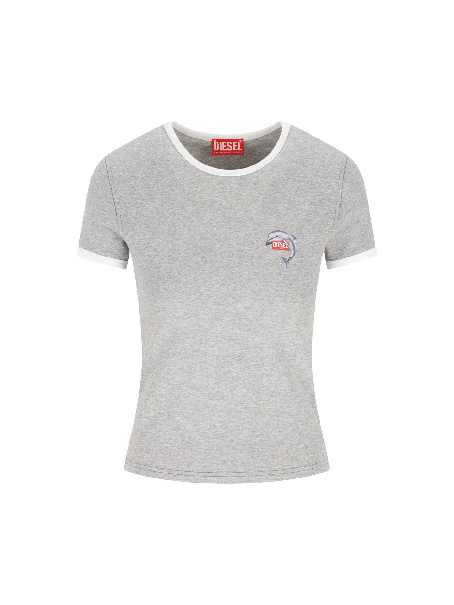 T-Shirt realizzata in cotone ed elastan. A21917 0QHHA9CB DIESEL 