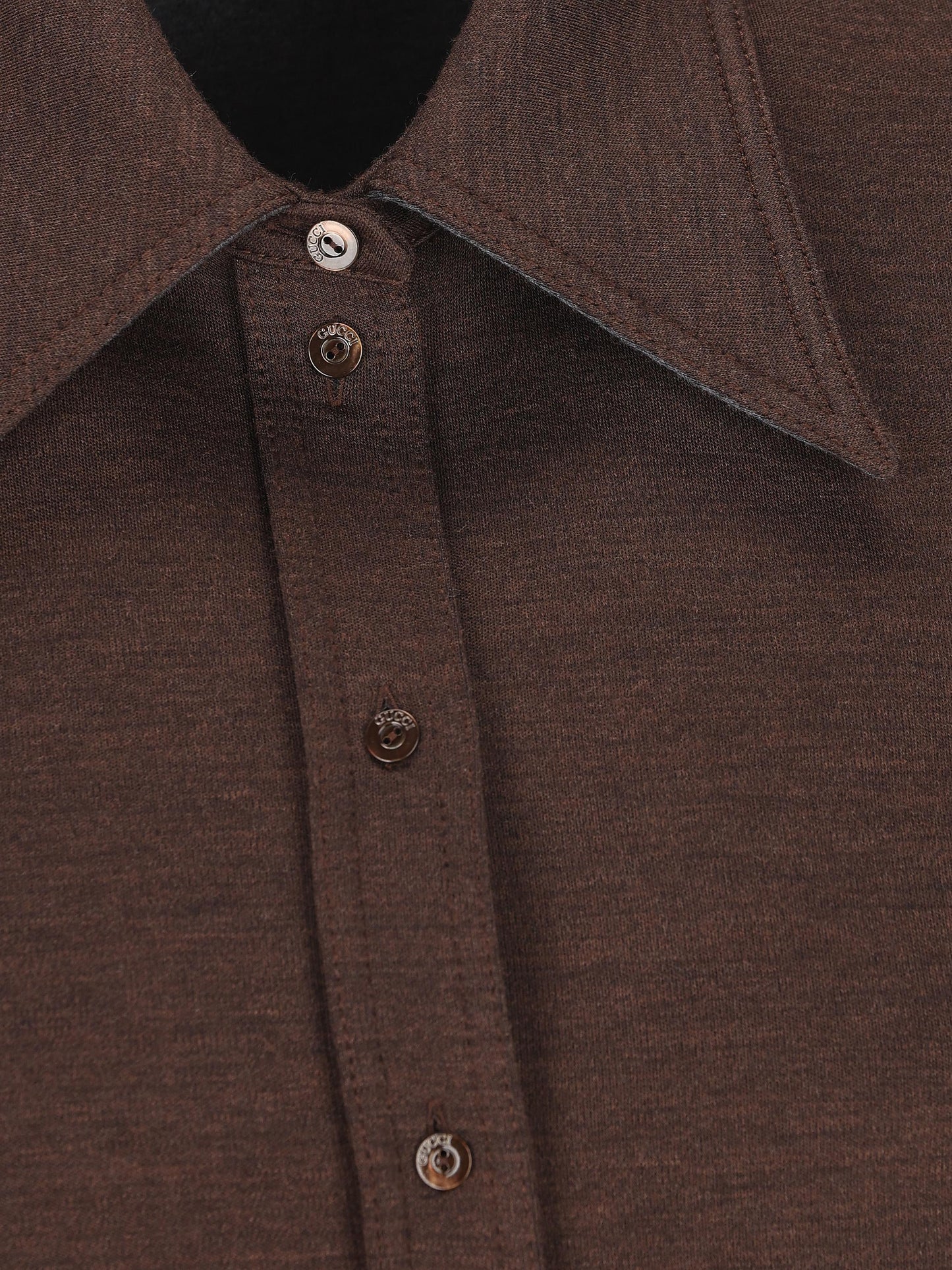 Camicia realizzata in cotone e lana. 836442 Z7AXV2063 GUCCI 