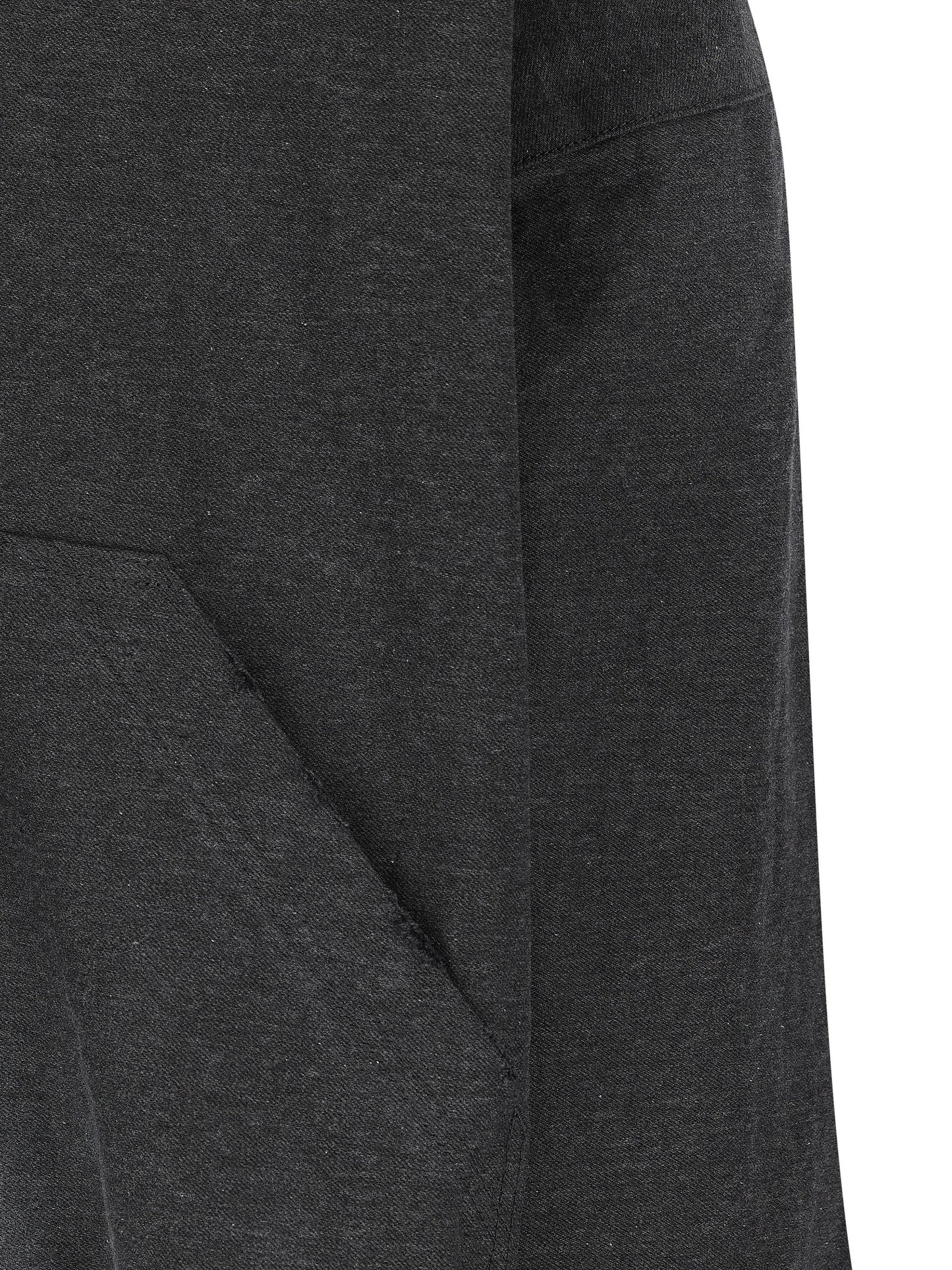 Hoodie in denim Trompe L'Œil con ricamo Loop Sports Icon 838688 TSWB31140 BALENCIAGA 